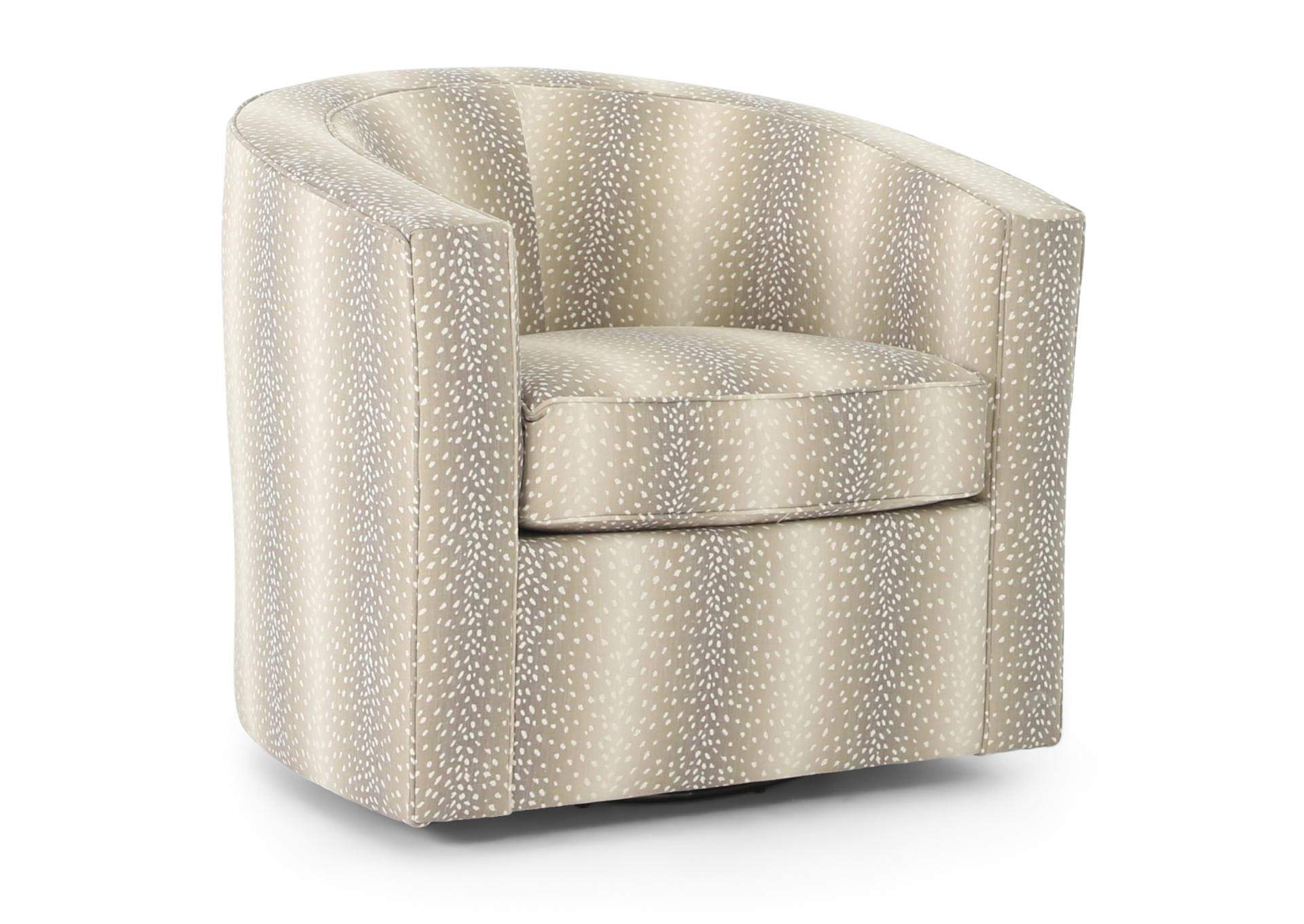 EREN MUSK SWIVEL ACCENT CHAIR,CORINTHIAN FURNITURE