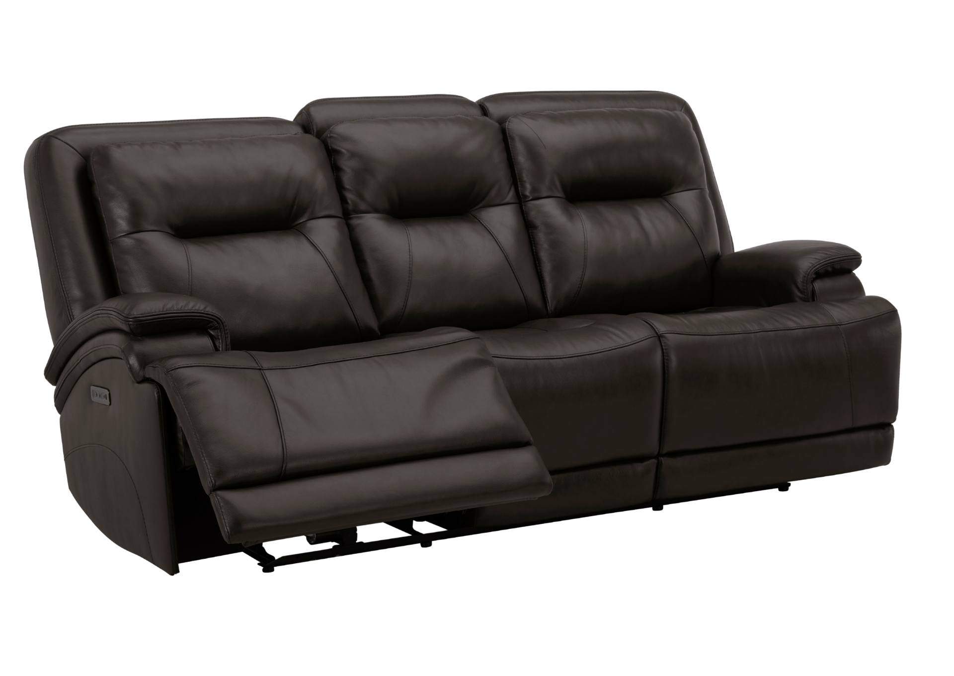 BROCKTON CHARCOAL 3P POWER SOFA WITH POWER HEADREST AND LUMBAR,KUKA