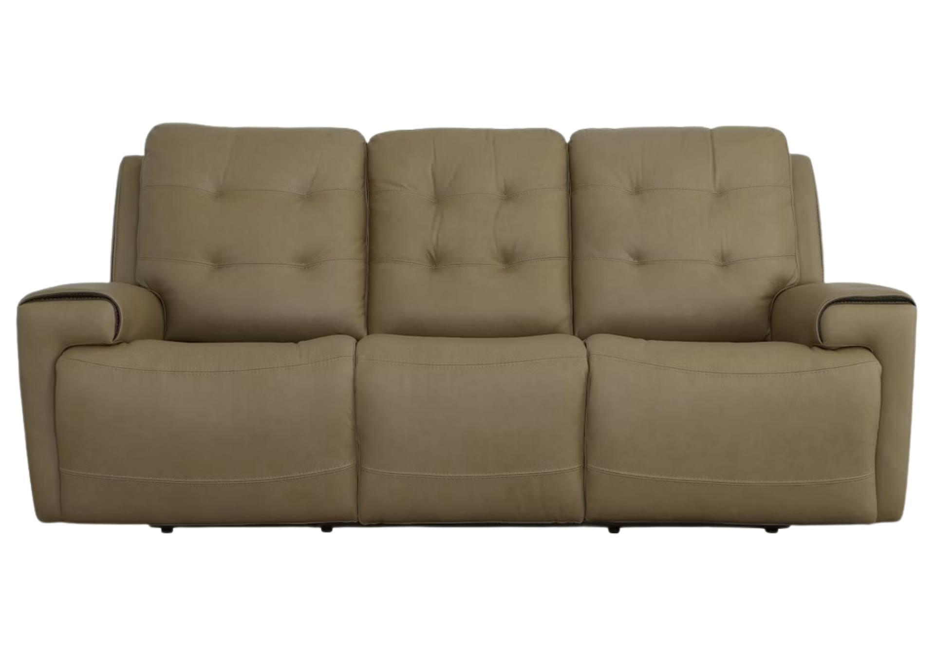 IRIS KHAKI POWER RECLINING SOFA P2,FLEXSTEEL INDUSTRIES INC.