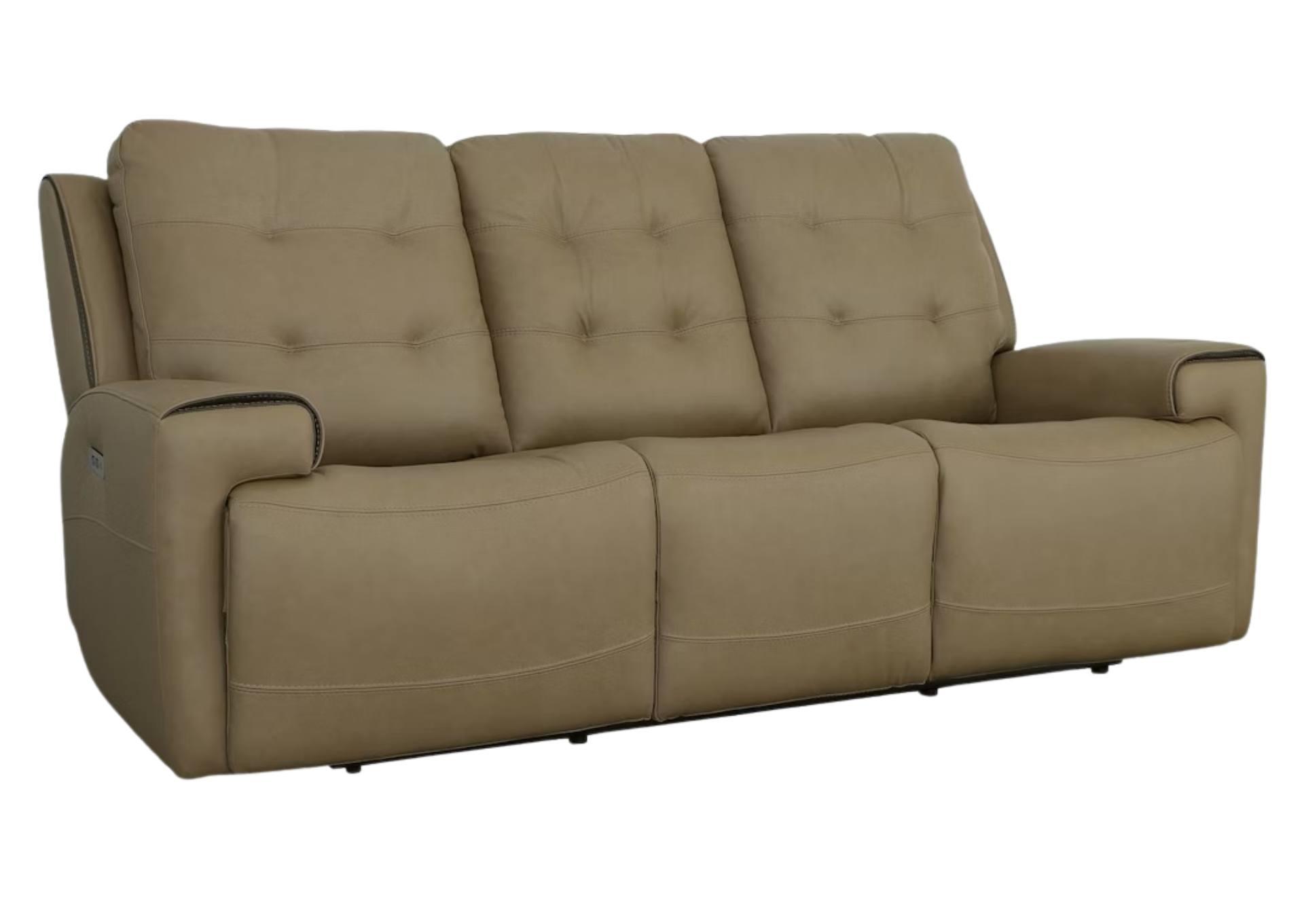 IRIS KHAKI POWER RECLINING SOFA P2,FLEXSTEEL INDUSTRIES INC.