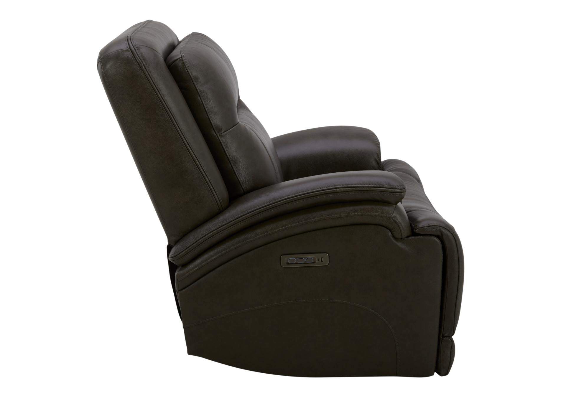 BROCKTON CHARCOAL 3P POWER RECLINER WITH POWER HEADREST AND LUMBAR,KUKA
