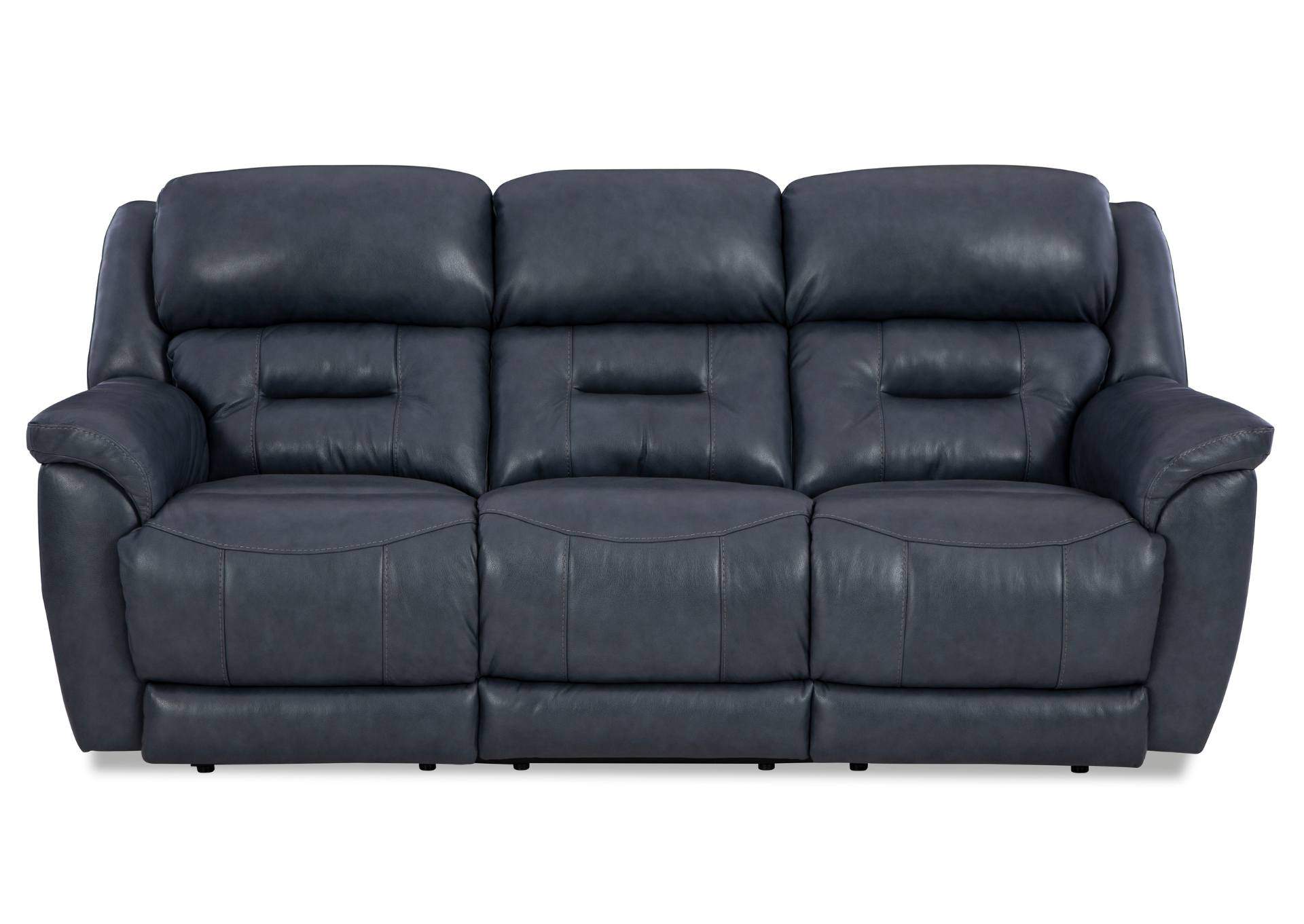 LAREDO MIDNIGHT P3 LEATHER POWER SOFA,HOMESTRETCH