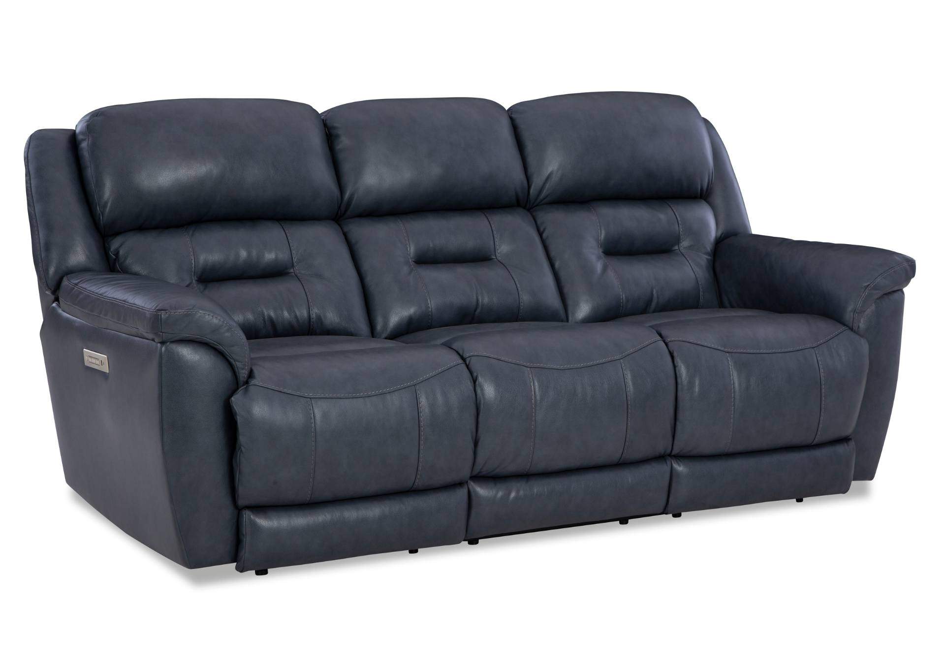 LAREDO MIDNIGHT P3 LEATHER POWER SOFA,HOMESTRETCH
