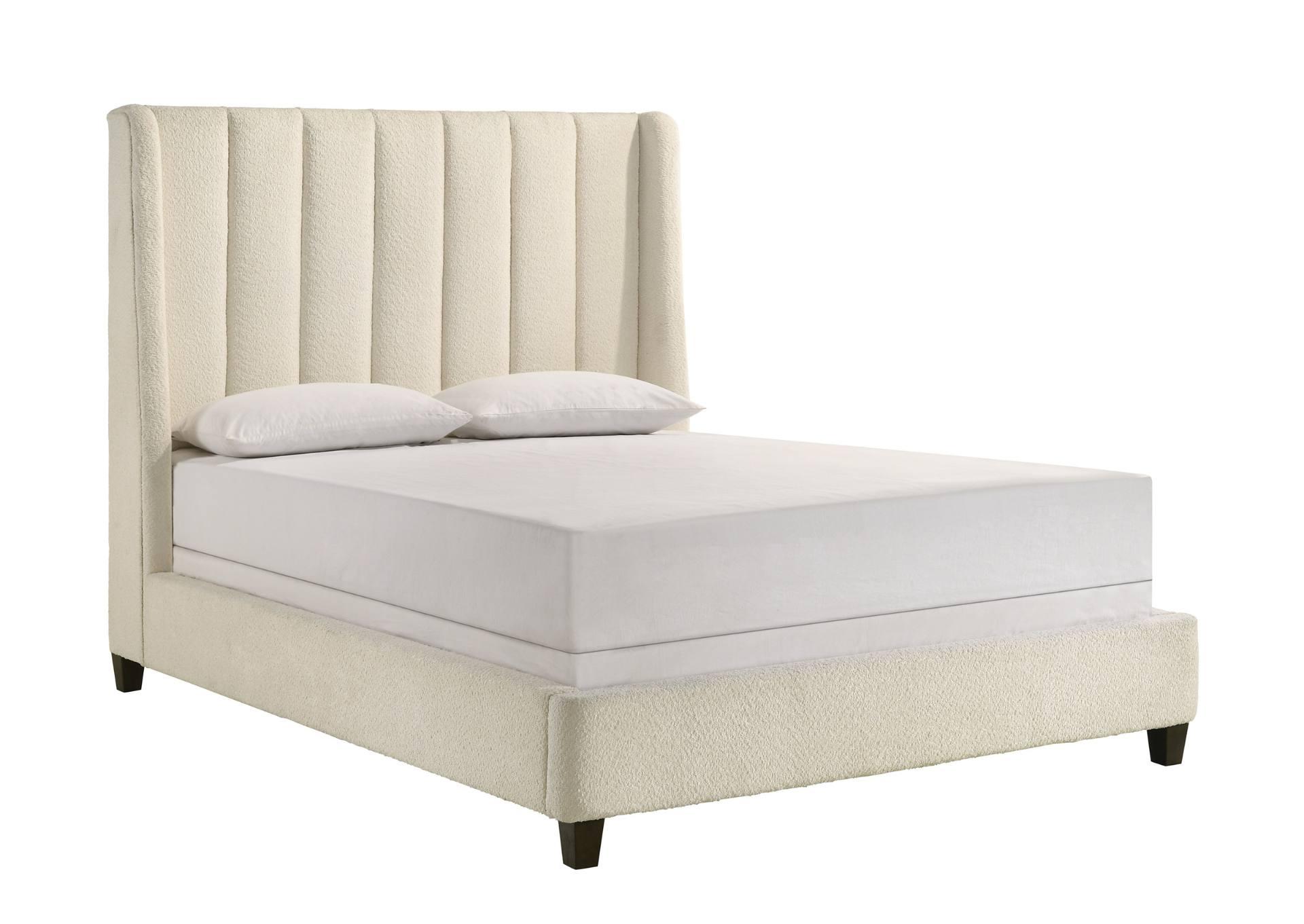 AGNES WHITE QUEEN BED,CROWN MARK INT.