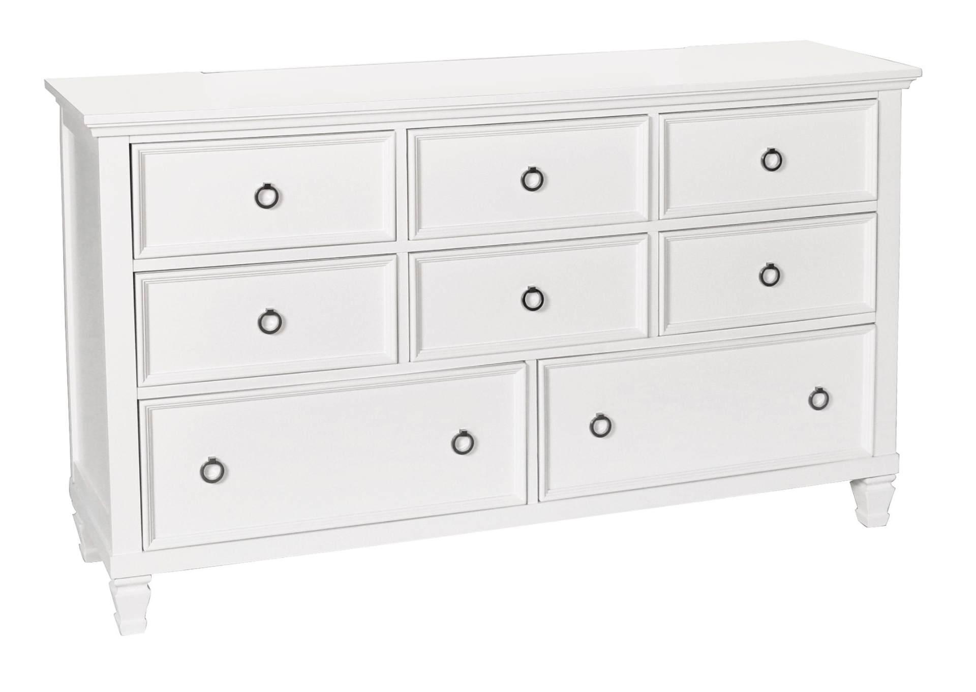 TAMARACK WHITE DRESSER,NEW CLASSIC HOME FURNISHING II