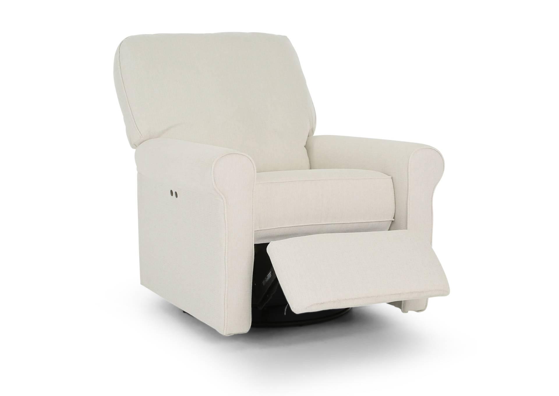 ILLUSION CHALK POWER SWIVEL RECLINER,BEST CHAIRS INC