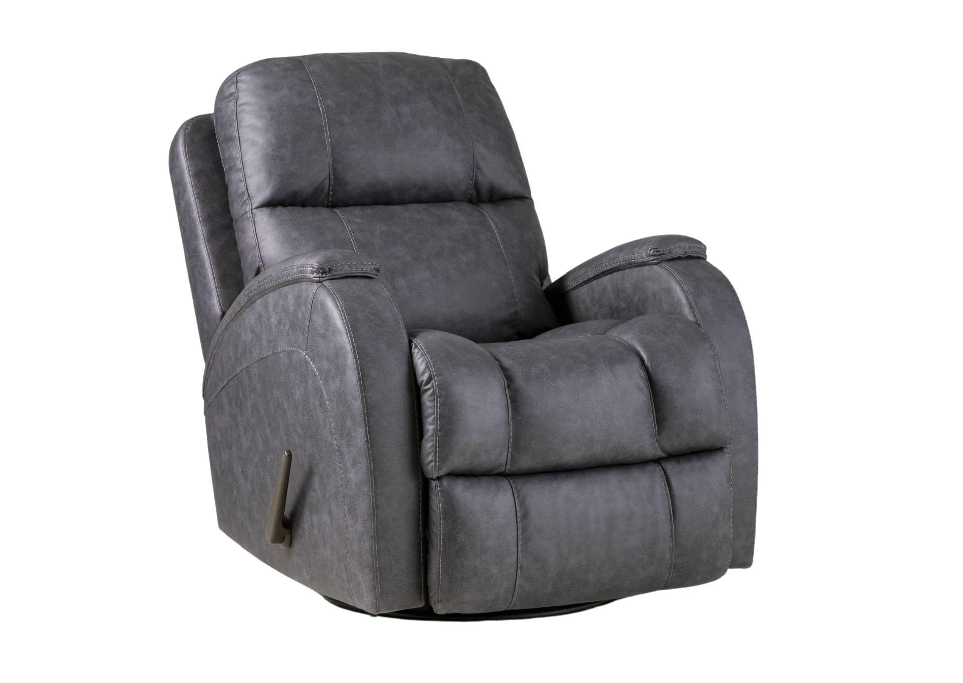 ZENA GRAPHITE SWIVEL GLIDER RECLINER,HOMESTRETCH