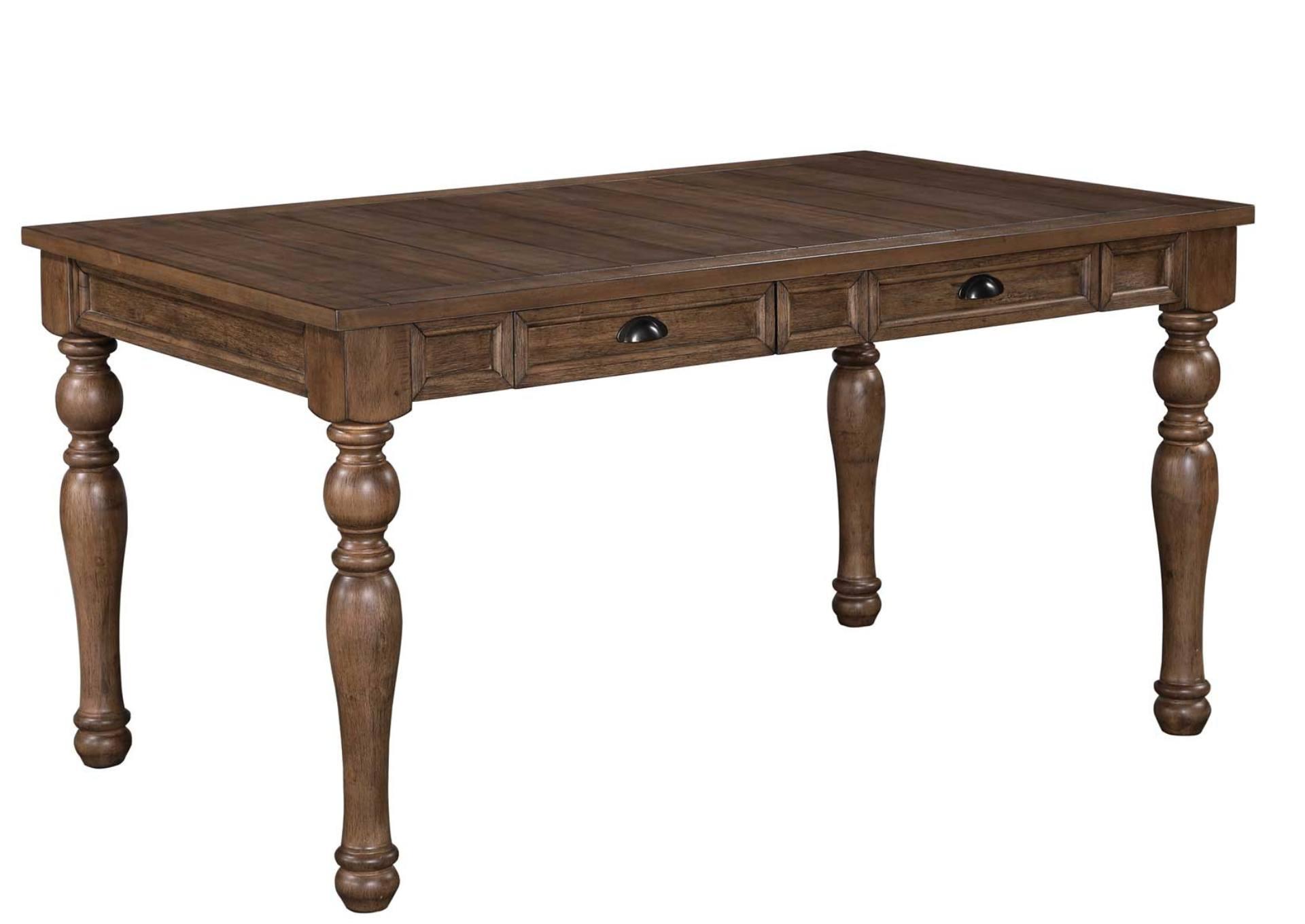 JOANNA BROWN DINING TABLE,STEVE SILVER COMPANY