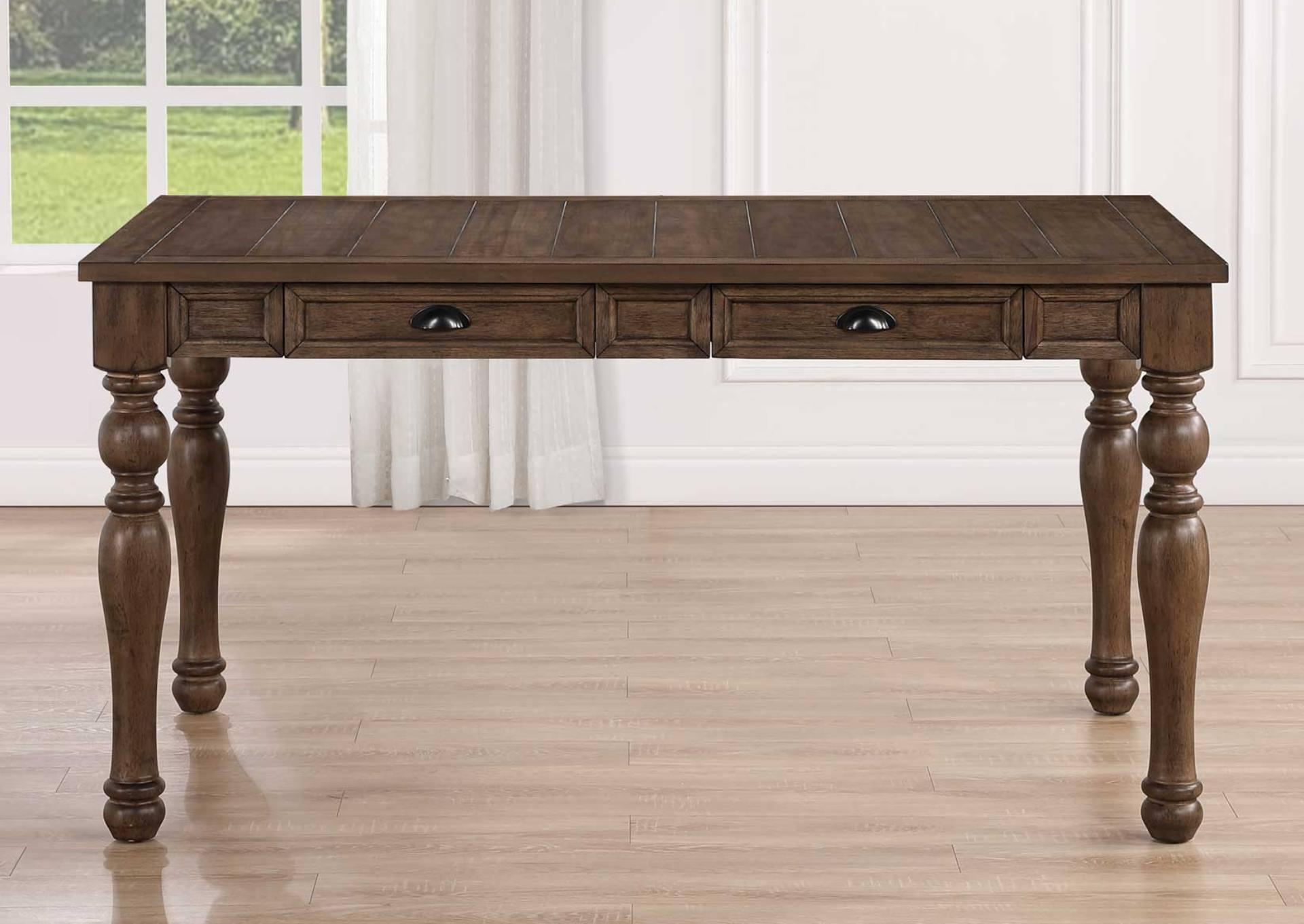 JOANNA BROWN DINING TABLE,STEVE SILVER COMPANY