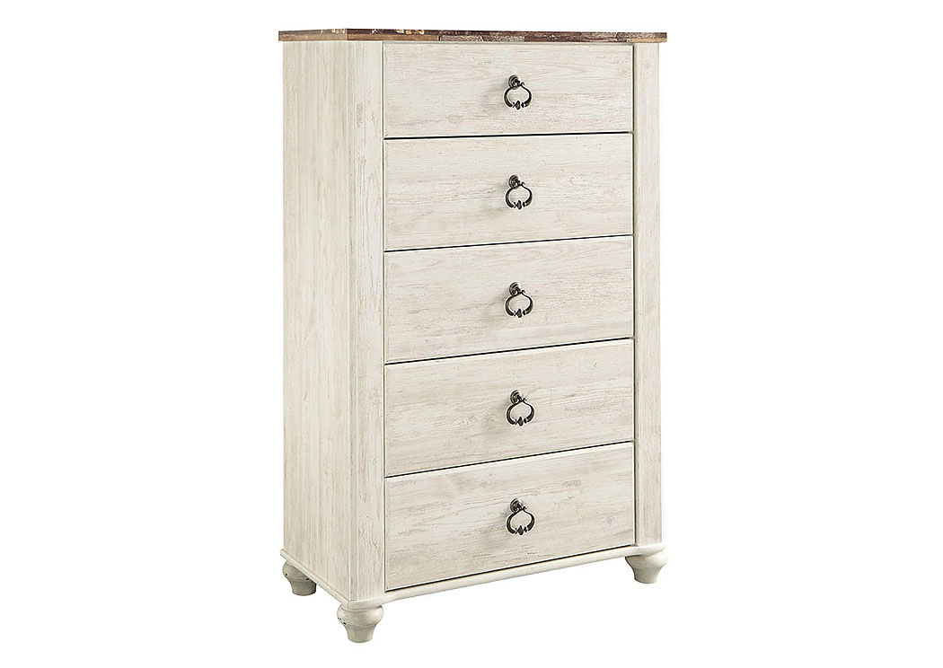 WILLOWTON FIVE DRAWER CHEST,ASHLEY FURNITURE INC.