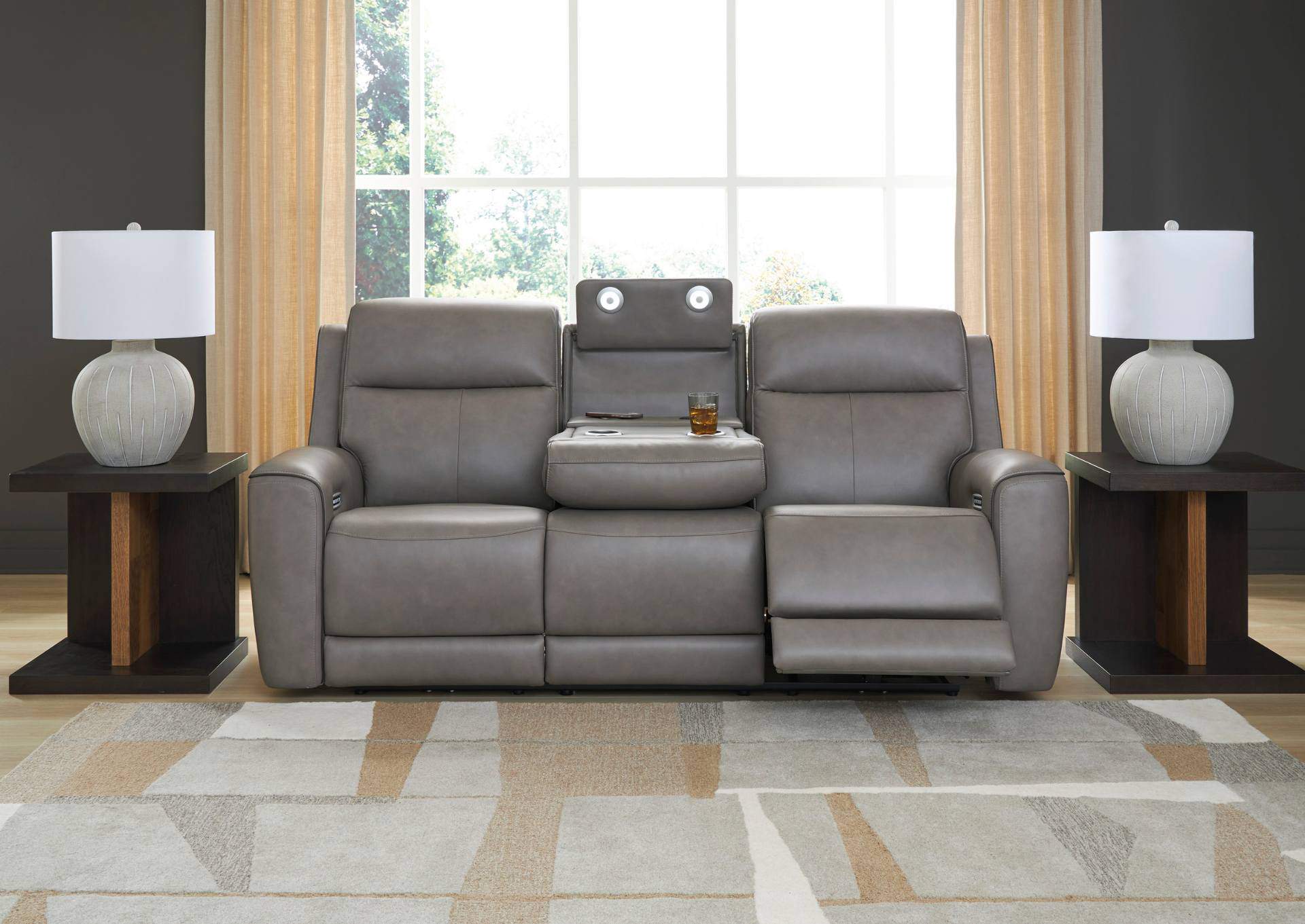ZELDA COIN LEATHER 2P POWER SOFA,ASHLEY FURNITURE INC.