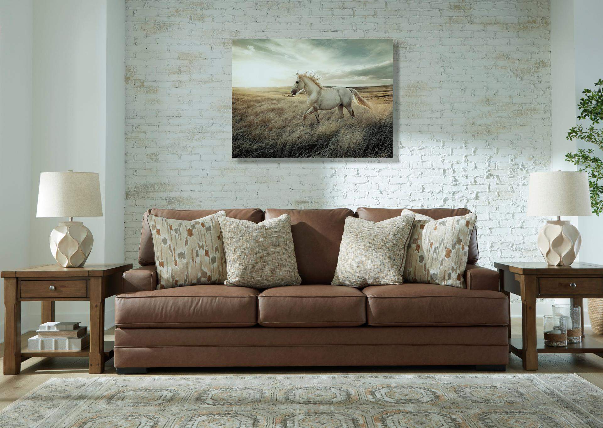 VILLACOURT CARAMEL SOFA,ASHLEY FURNITURE INC.