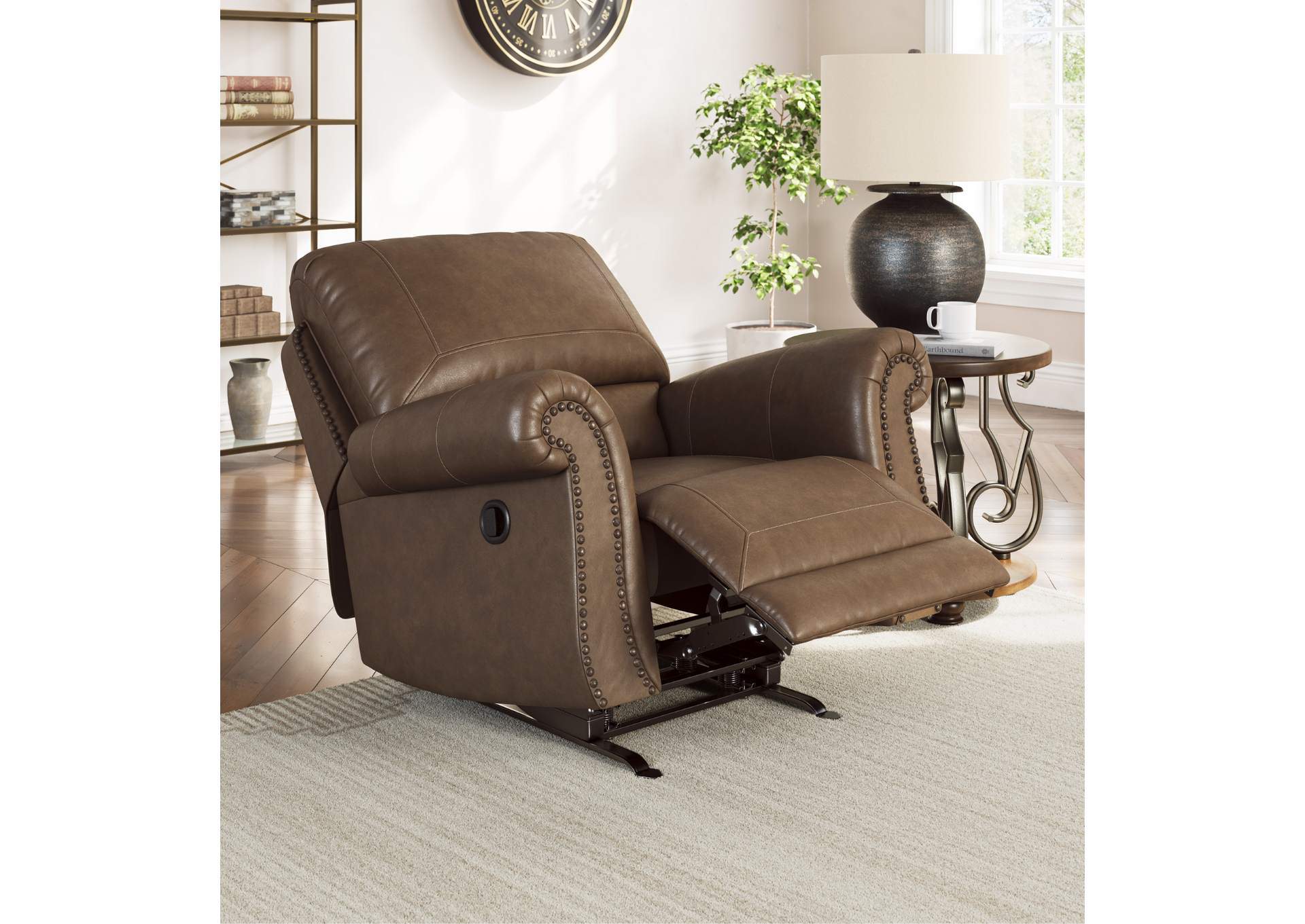SHADSBURNE EARTH SWIVEL GLIDER RECLINER,ASHLEY FURNITURE INC.