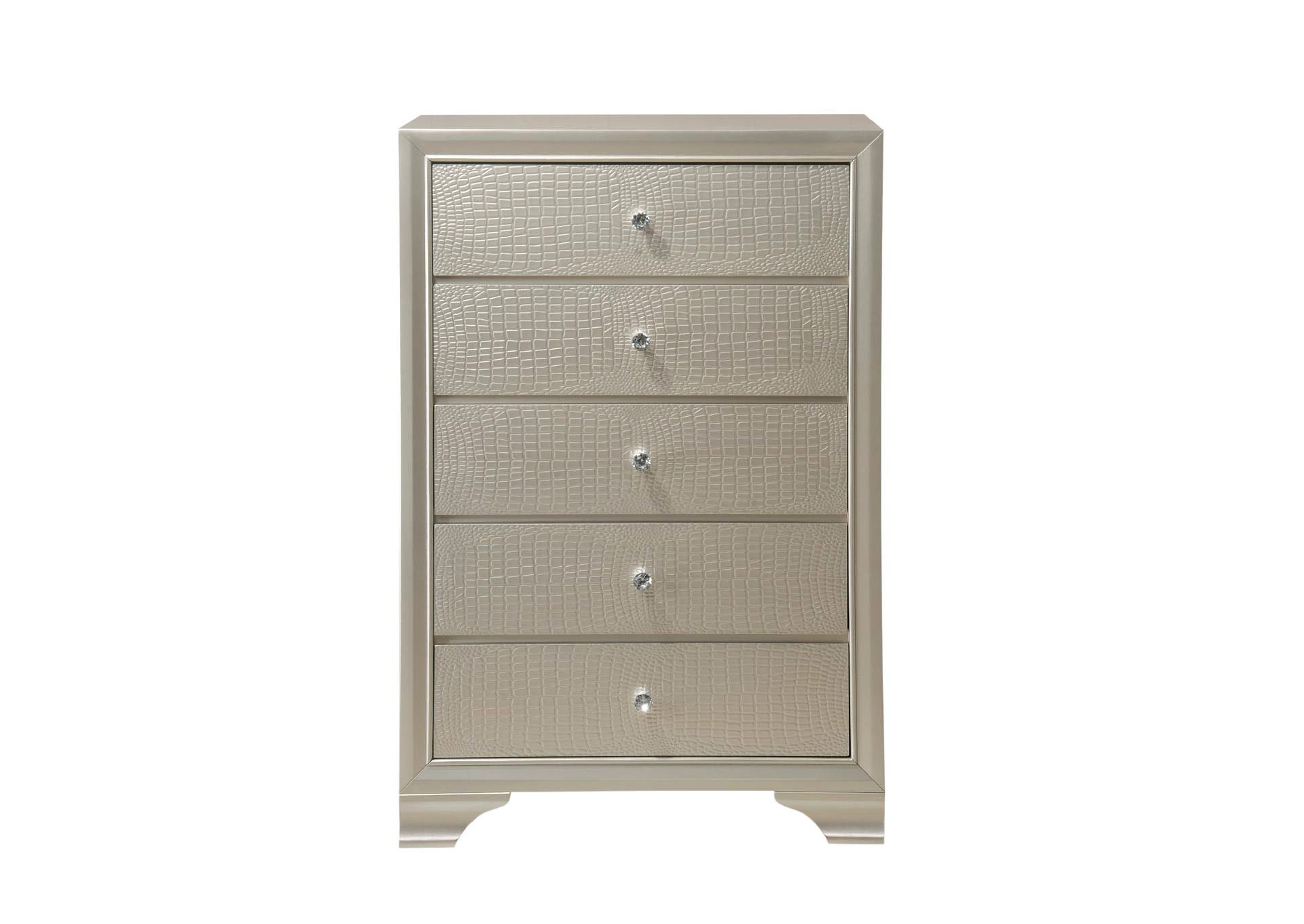 LYSSA CHAMPAGNE CHEST,CROWN MARK INT.