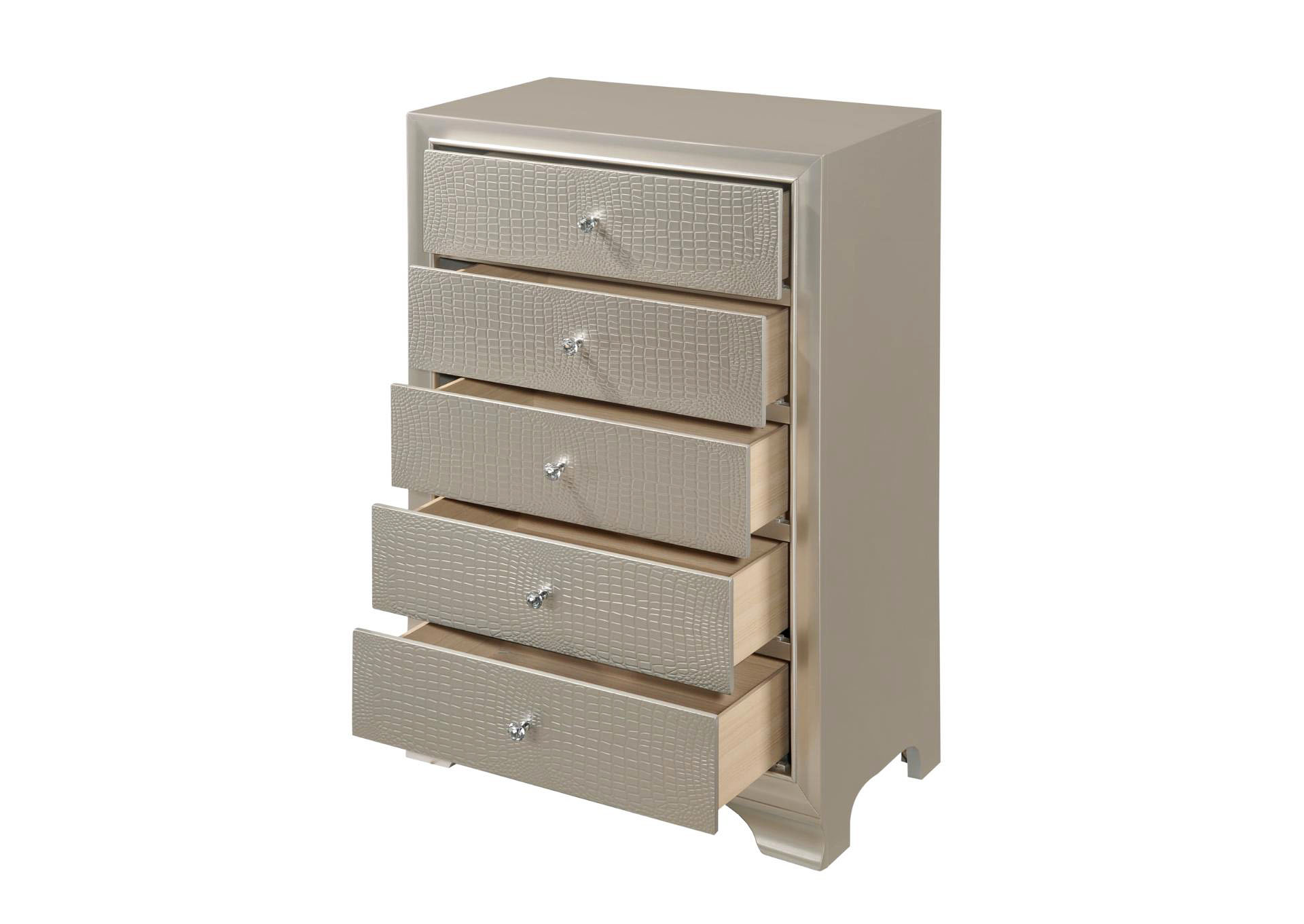 LYSSA CHAMPAGNE CHEST,CROWN MARK INT.