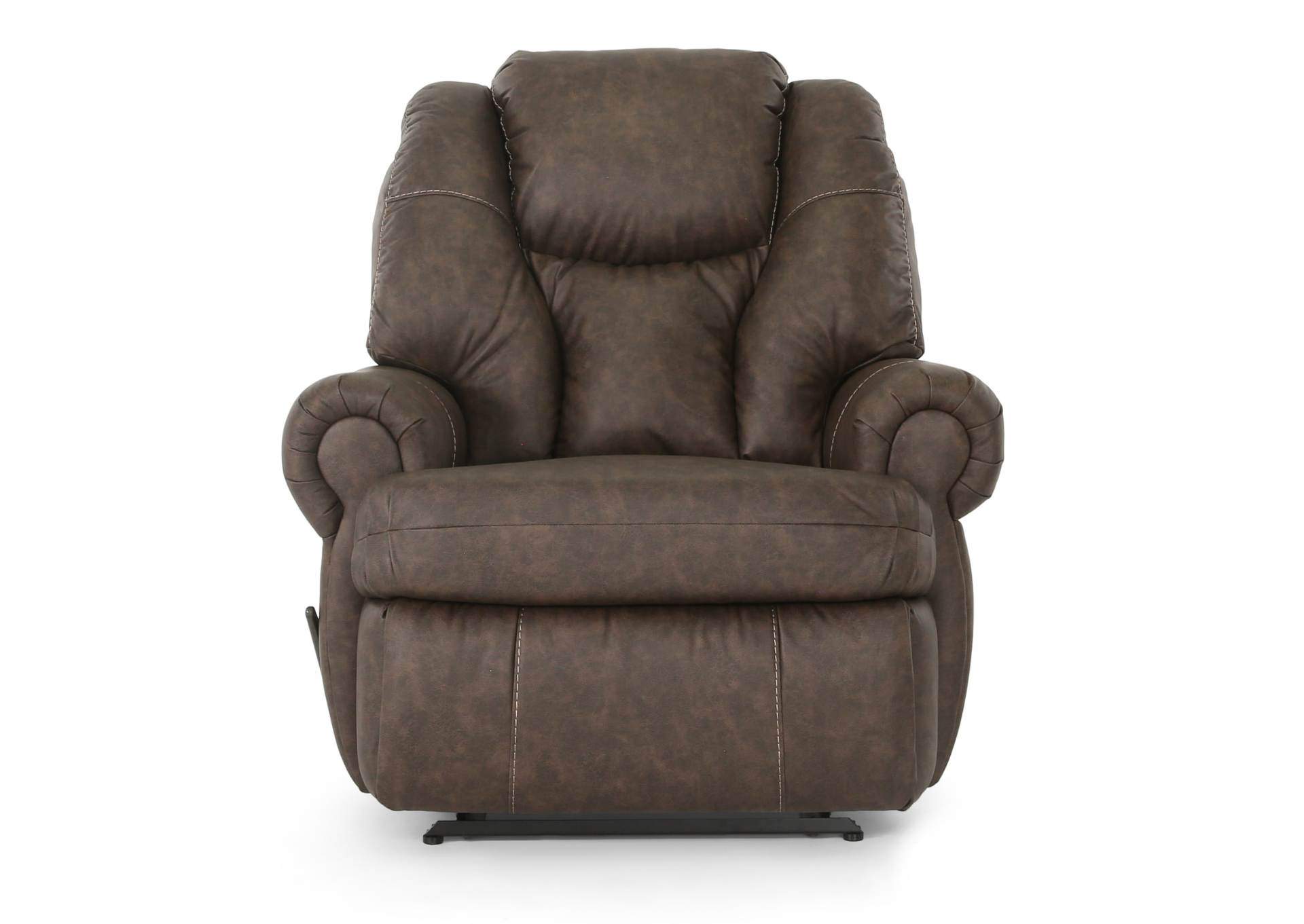 MALCOLM WALNUT BIG MAN RECLINER,HOMESTRETCH