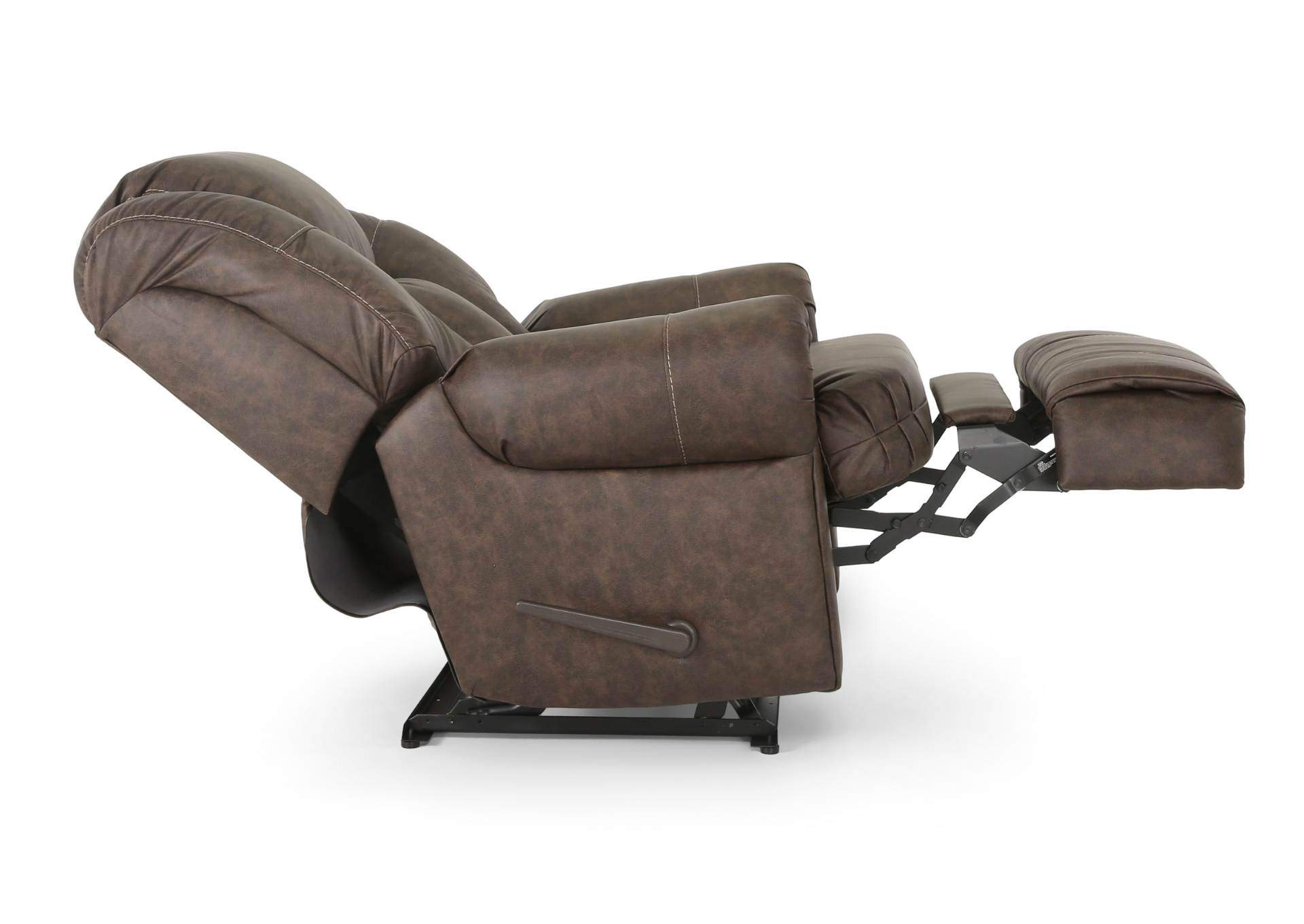 MALCOLM WALNUT BIG MAN RECLINER,HOMESTRETCH