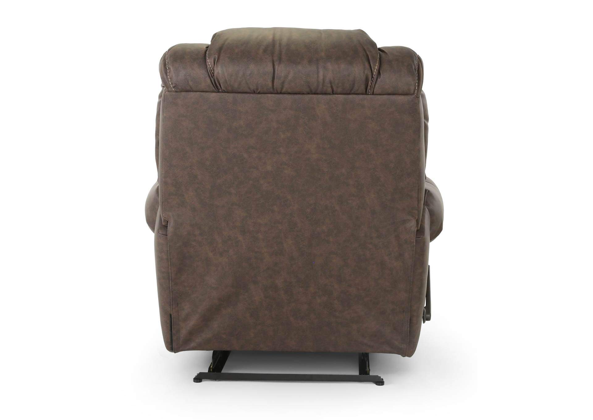 MALCOLM WALNUT BIG MAN RECLINER,HOMESTRETCH