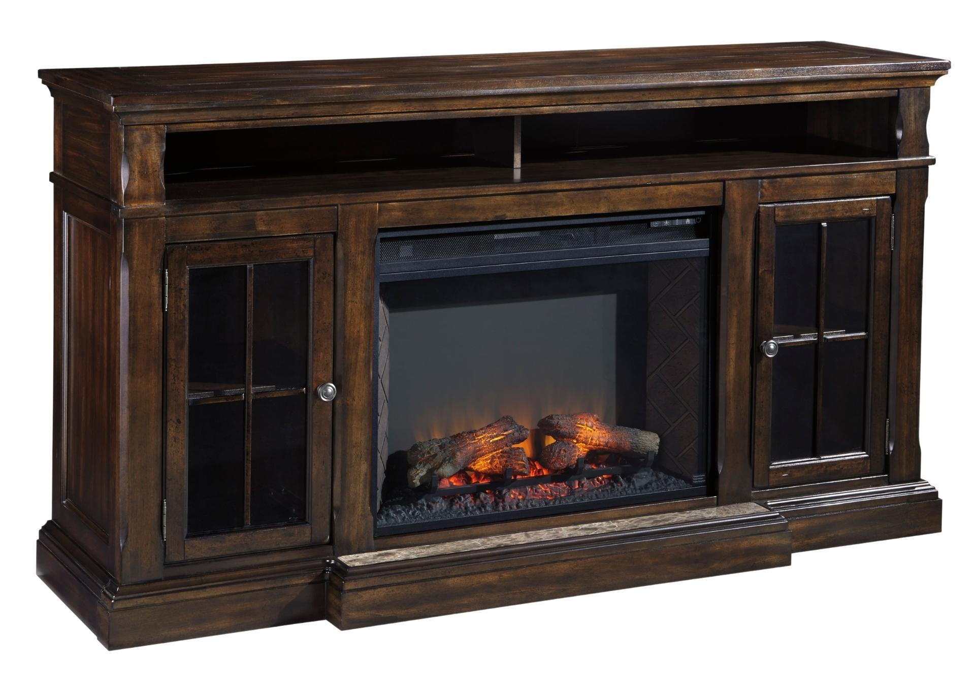 RODDINTON 72" TV STAND WITH FIREPLACE