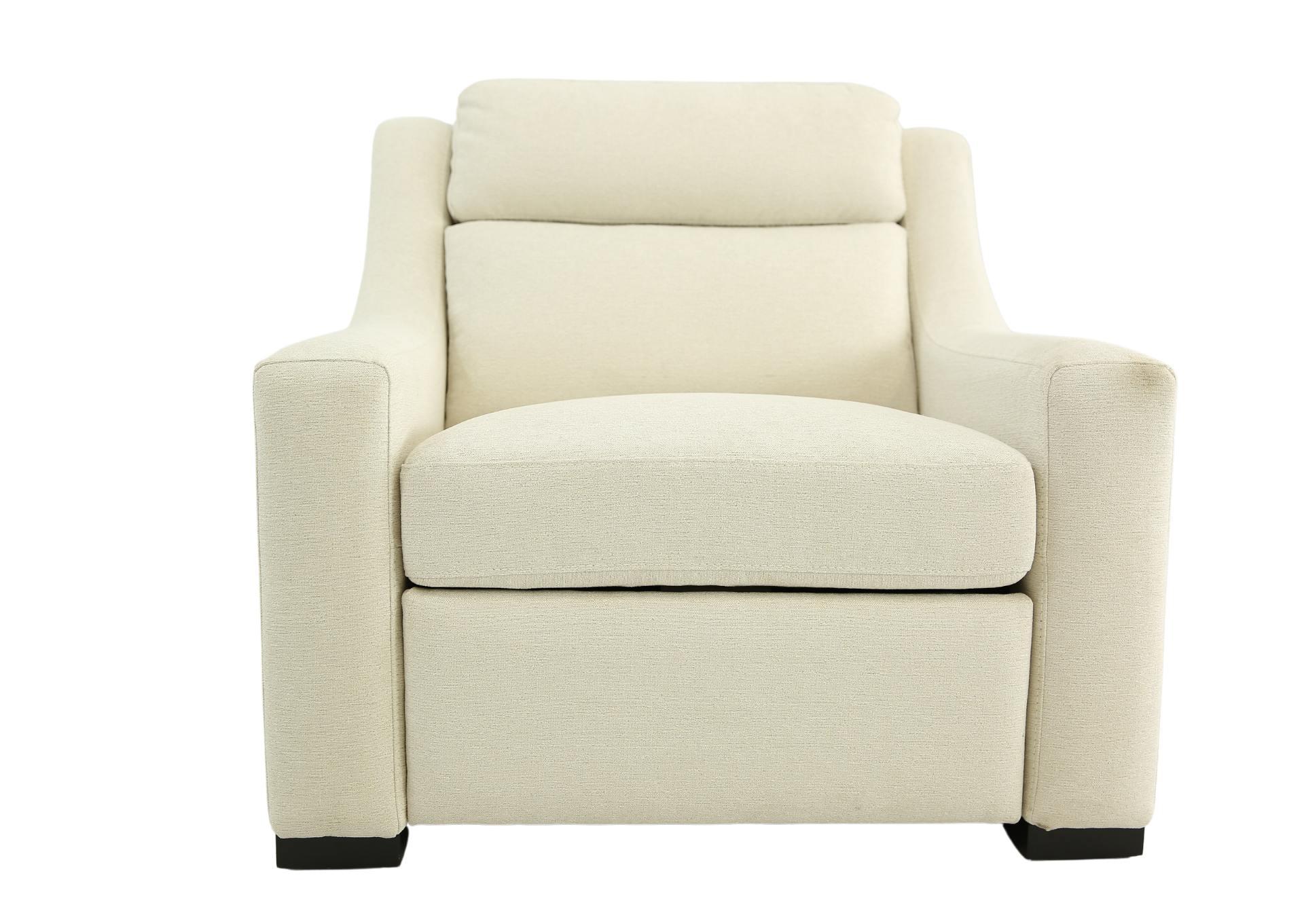 GERMAIN CREAM POWER RECLINER,BERNHARDT