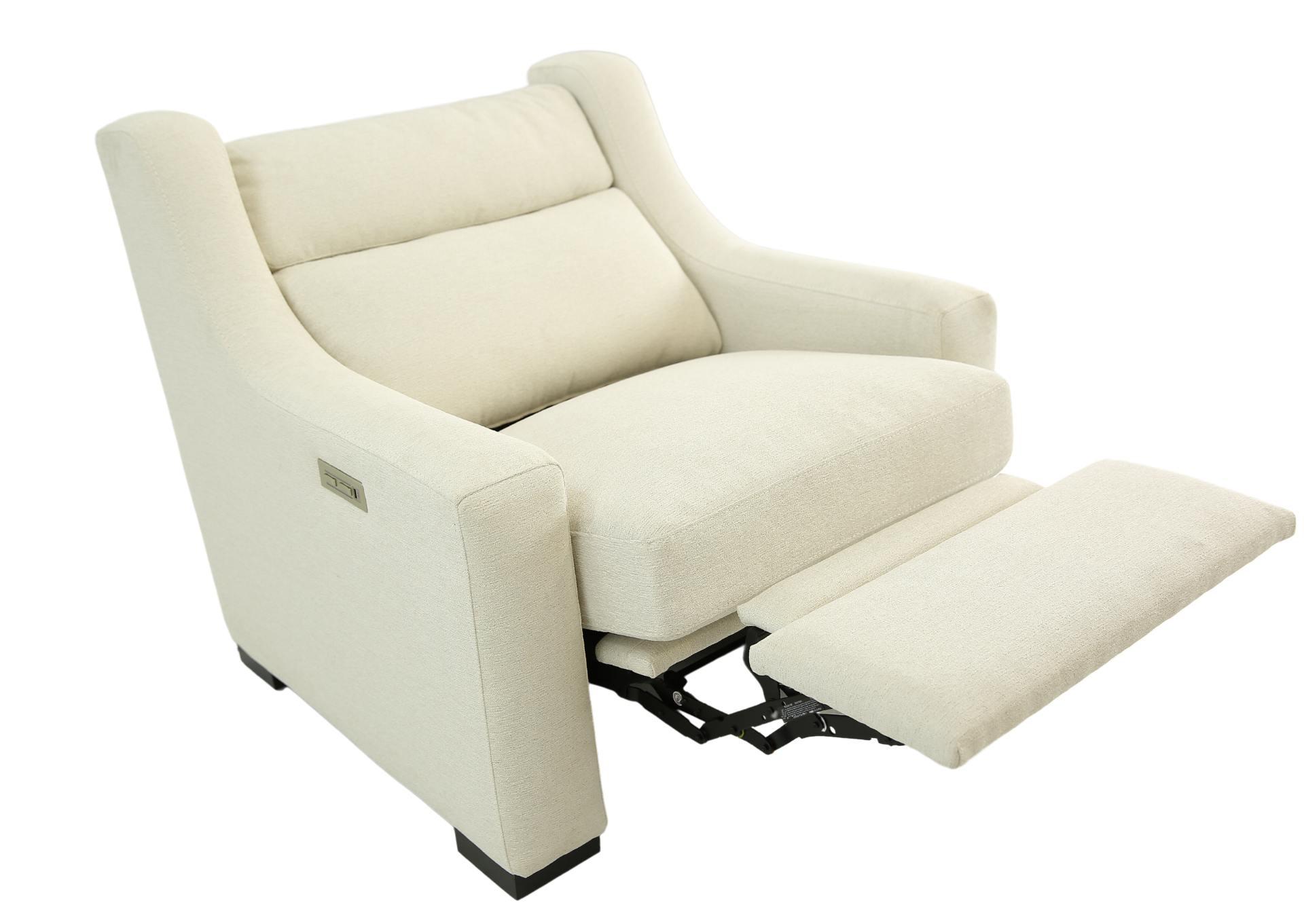 GERMAIN CREAM POWER RECLINER,BERNHARDT