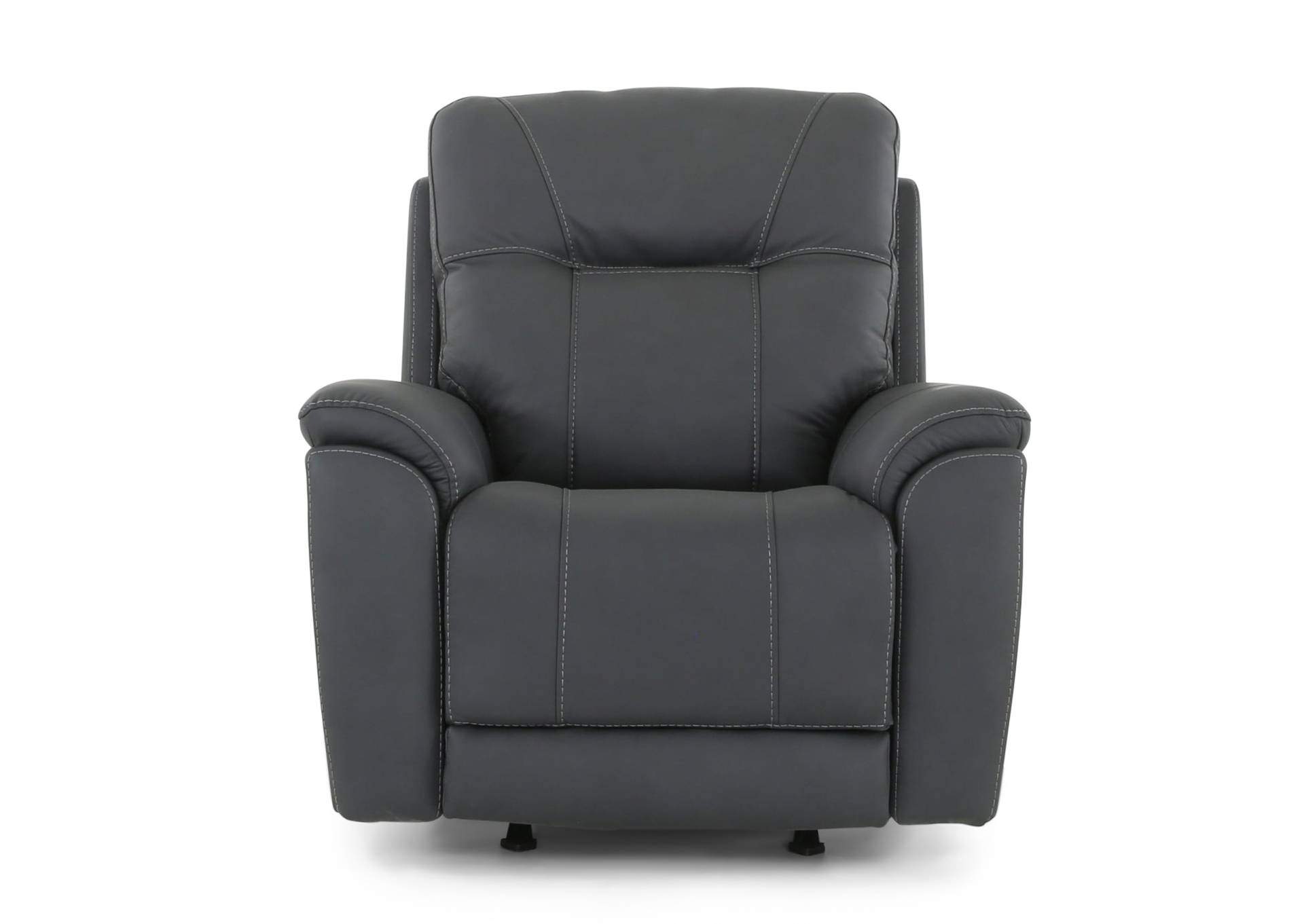 CANNOCK MIDNIGHT LEATHER 4P POWER RECLINER,MOTM