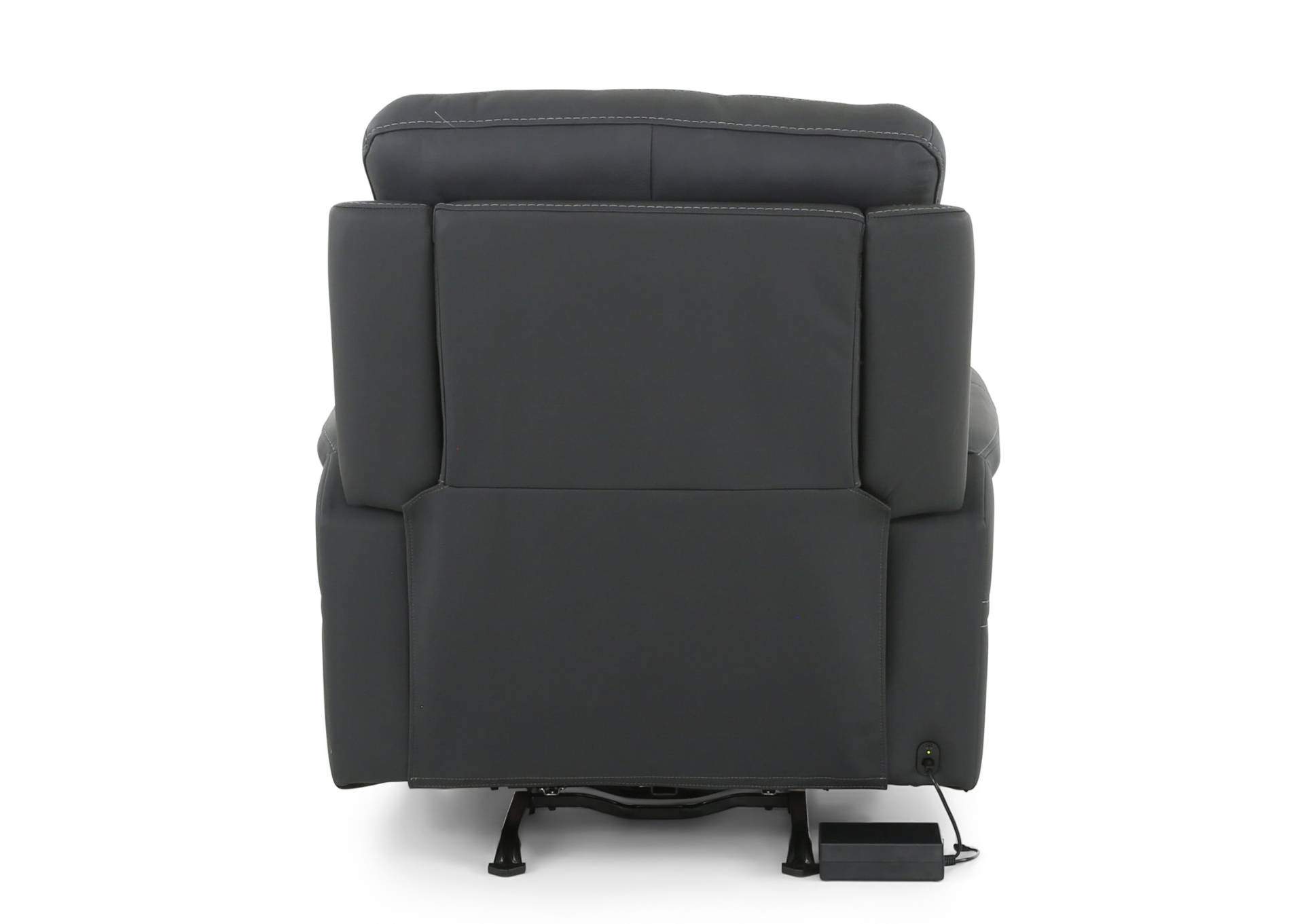 CANNOCK MIDNIGHT LEATHER 4P POWER RECLINER,MOTM