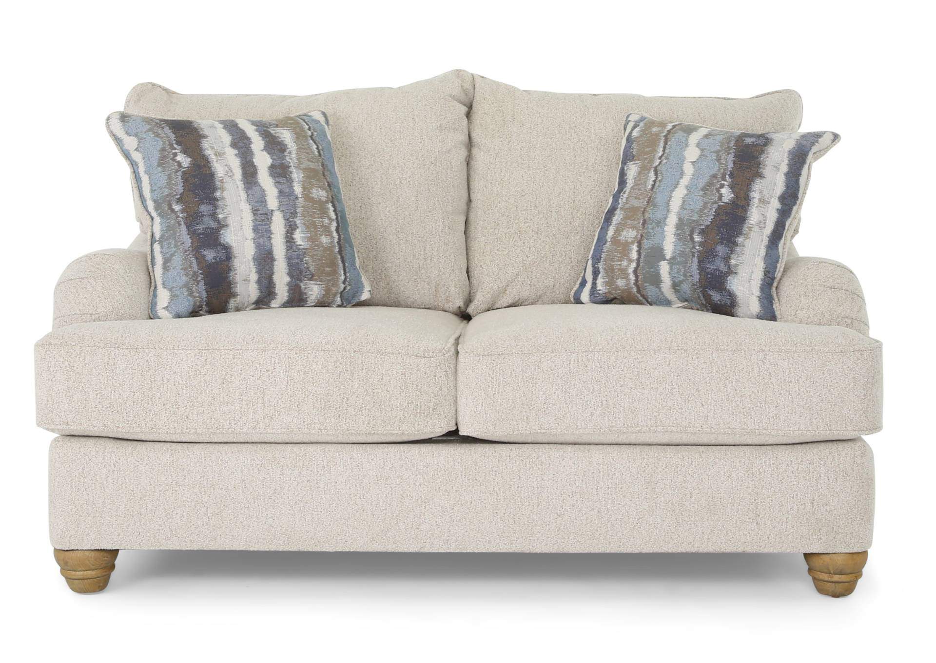 WACO LINEN LOVESEAT,SOFA