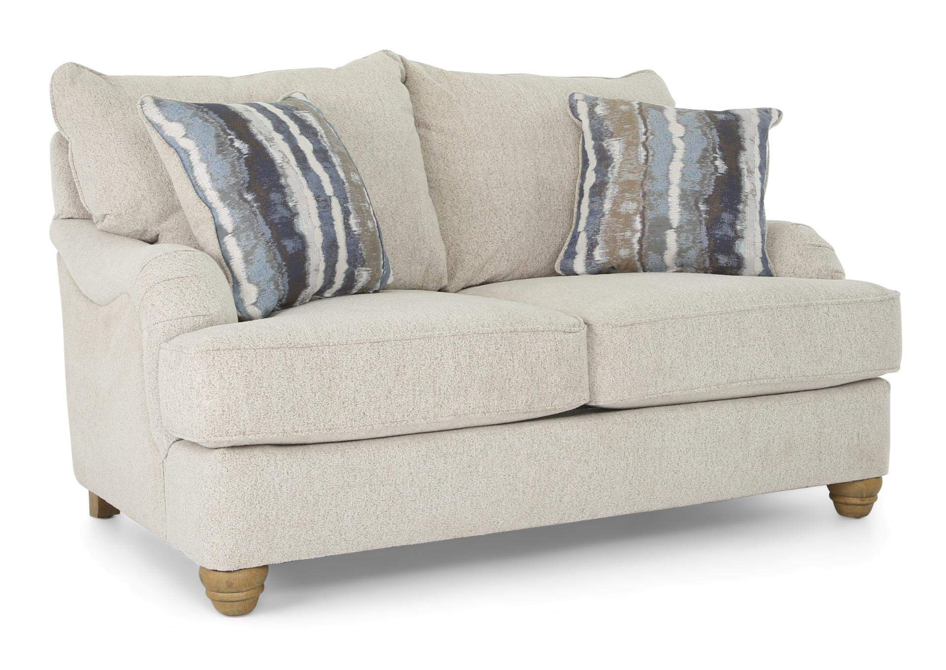 WACO LINEN LOVESEAT,SOFA