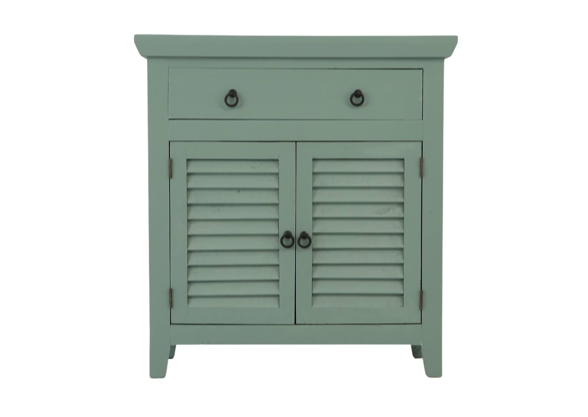 CLASSIC SHUTTER BLUE CABINET