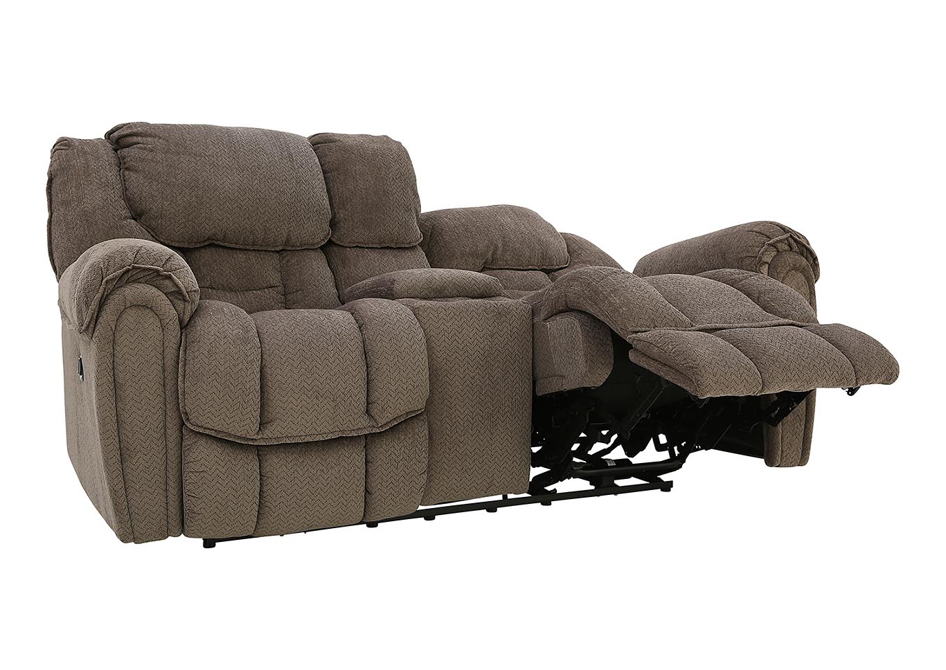 BAXTER TAUPE 1P POWER LOVESEAT WITH CONSOLE,HOMESTRETCH