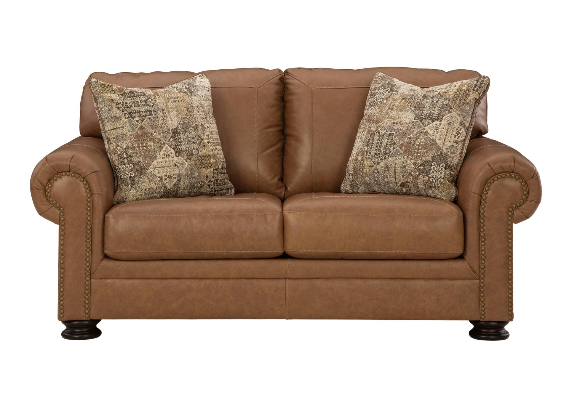 CARIANNA CARAMEL LEATHER LOVESEAT,ASHLEY FURNITURE INC.