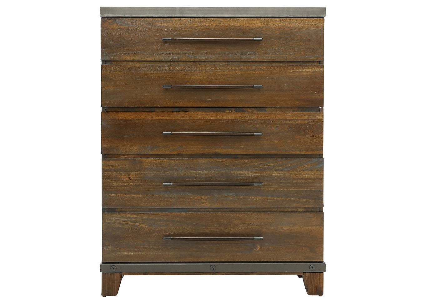 FORGE II FIVE DRAWER CHEST,AUSTIN GROUP
