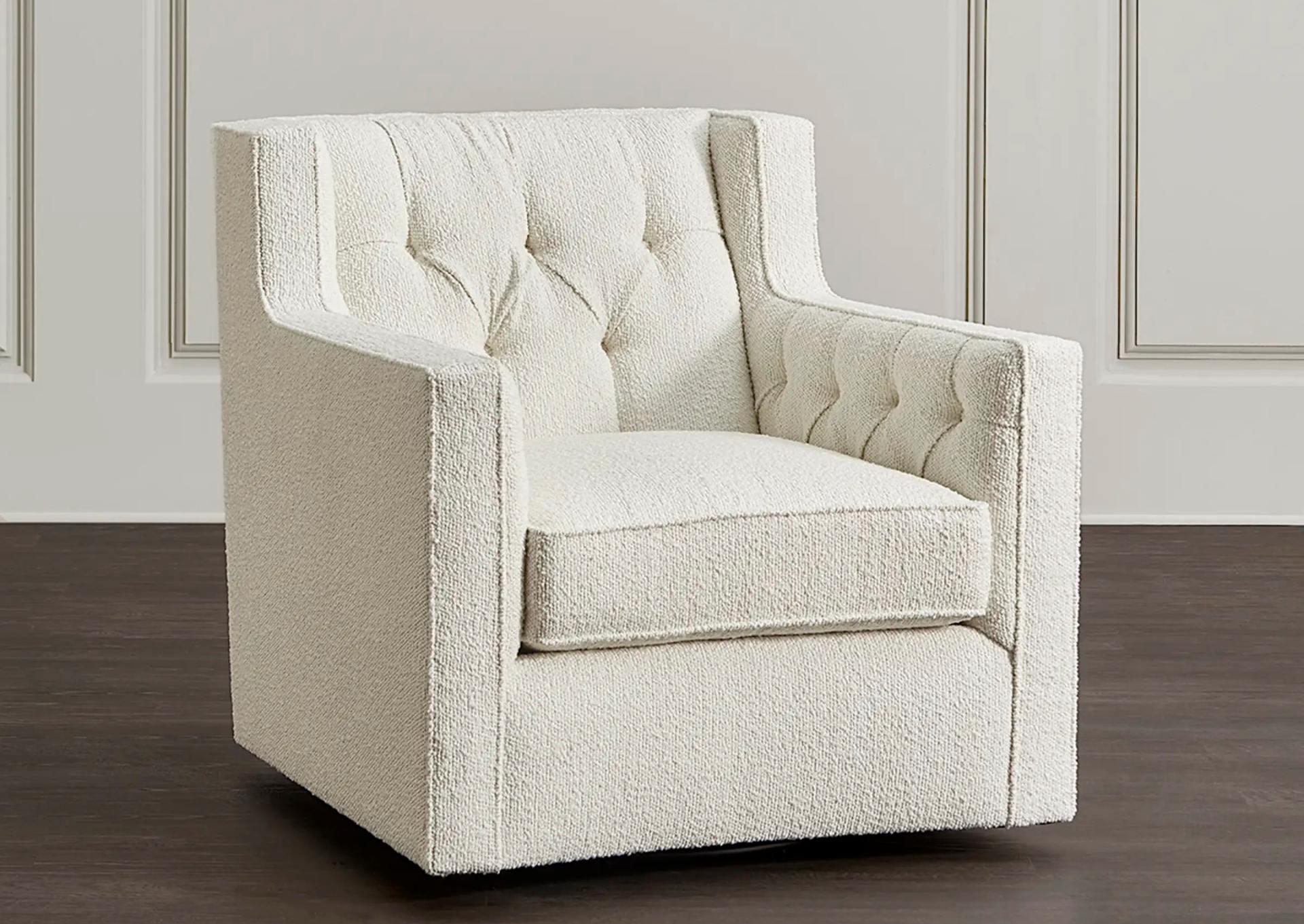 CANDACE COTTON SWIVEL CHAIR,BERNHARDT