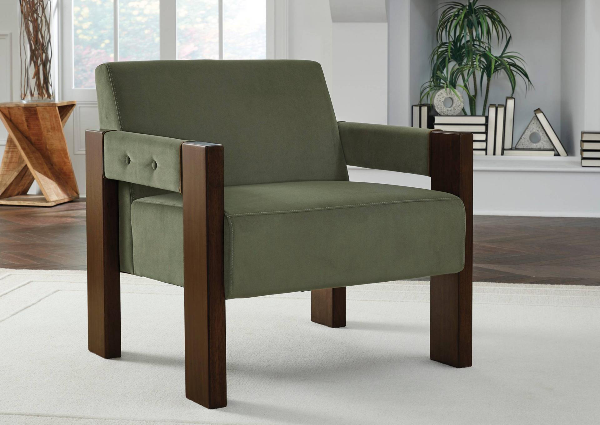 ADLANLOCK OLIVE ACCENT CHAIR,ASHLEY FURNITURE INC.