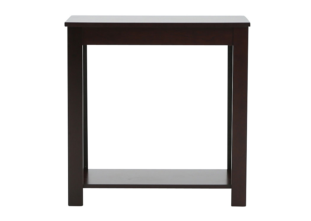 PIERCE CHERRY CHAIRSIDE END TABLE,CROWN MARK INT.
