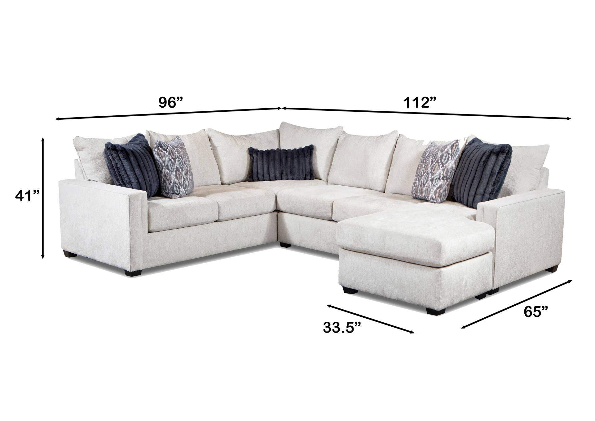 WILLET STONE 2 PIECE SECTIONAL,BEHOLD HOME INC