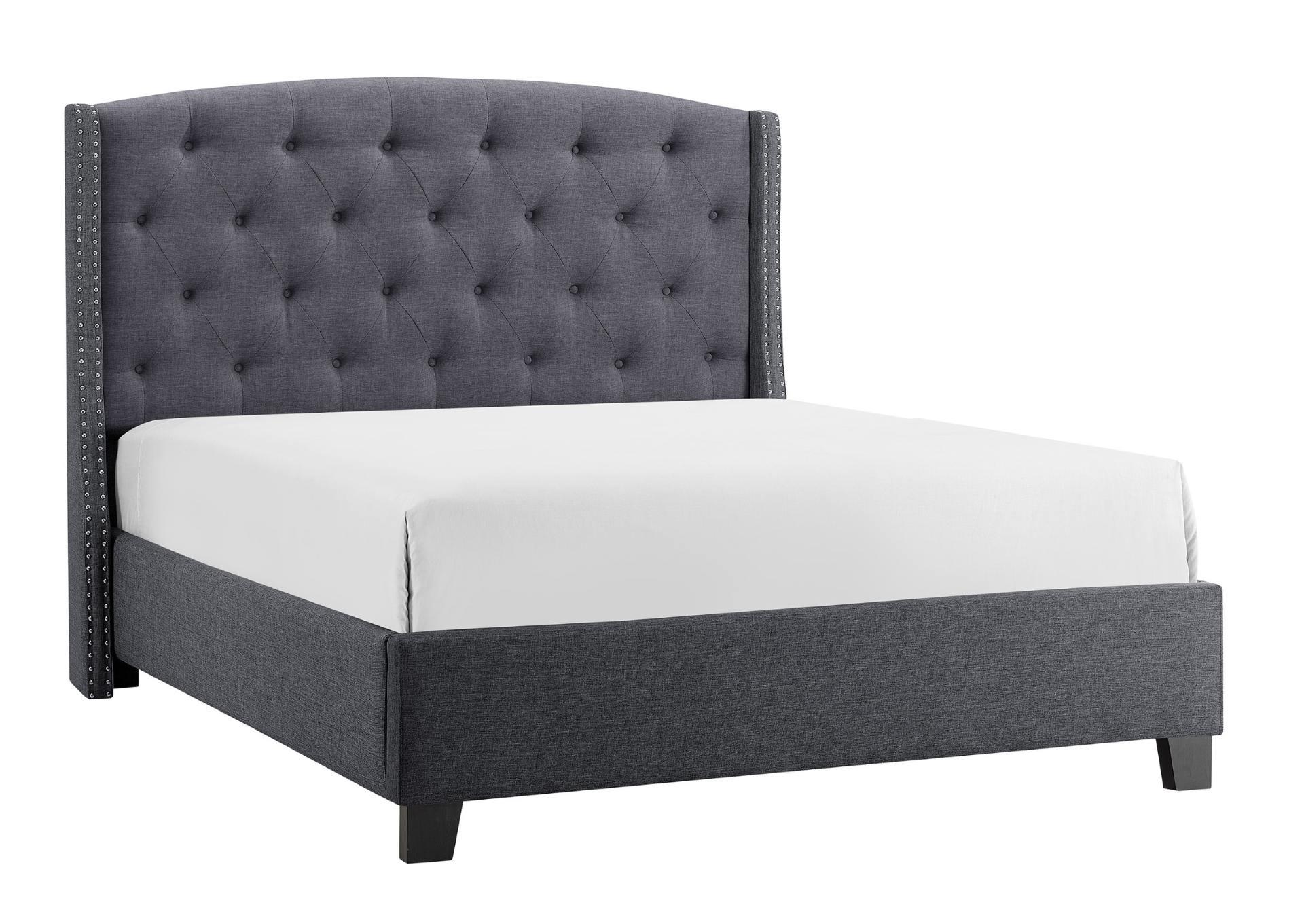 EVA GREY QUEEN BED,CROWN MARK INT.