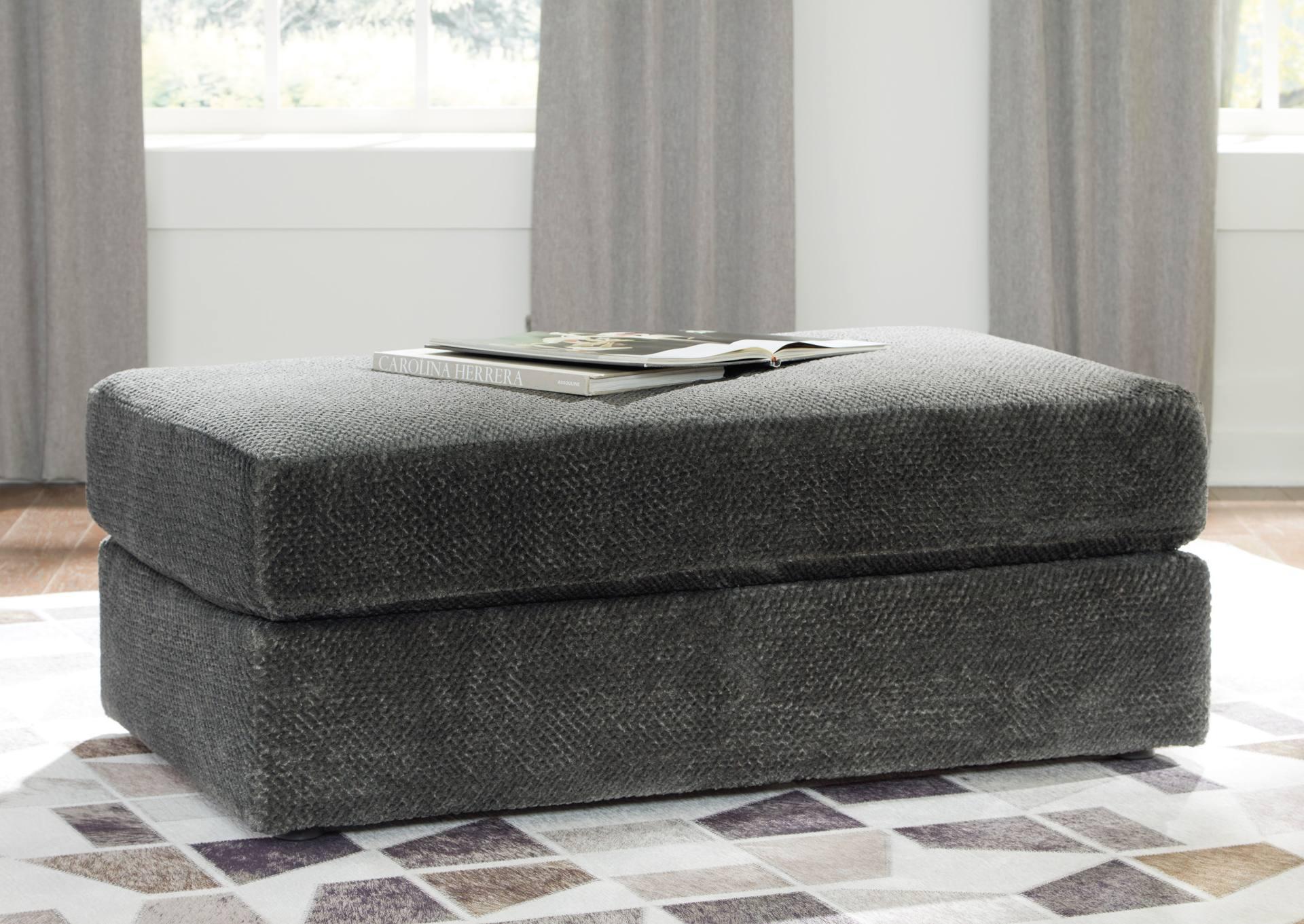 KARINNE SMOKE OVERSIZED OTTOMAN,ASHLEY FURNITURE INC.