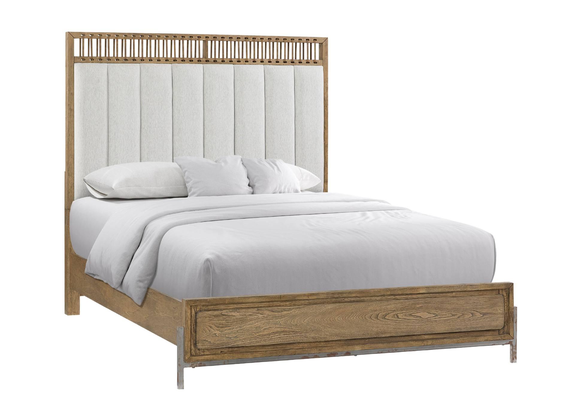 ELURE QUEEN UPHOLSTERED BED,BERNARDS, INC.