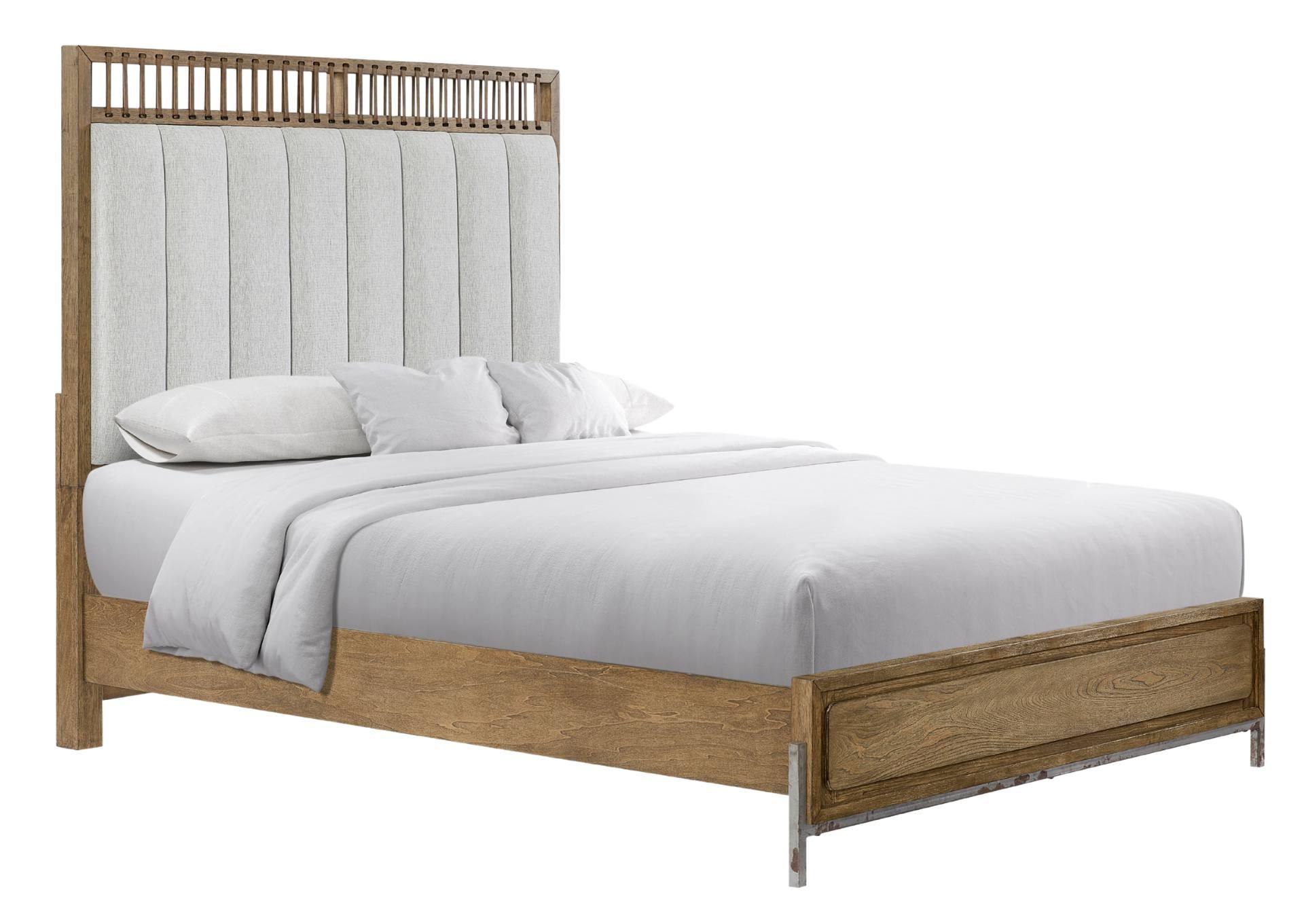 ELURE QUEEN UPHOLSTERED BED,BERNARDS, INC.