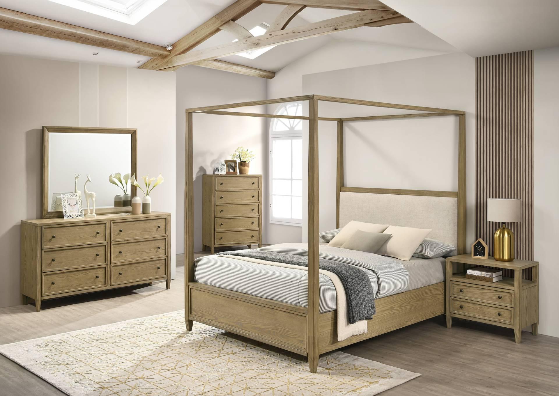 SIENNA KING BED,CROWN MARK INT.