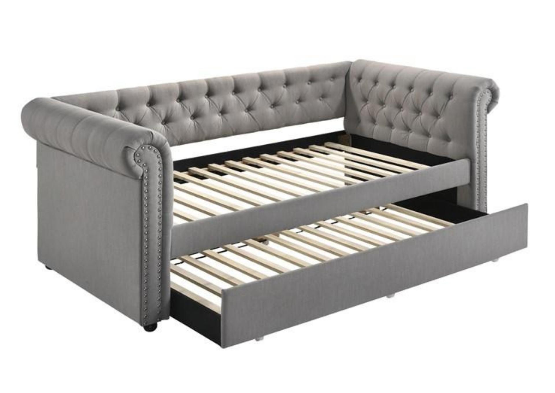 ELLIE DOVE DAYBED WITH TRUNDLE,CROWN MARK INT.