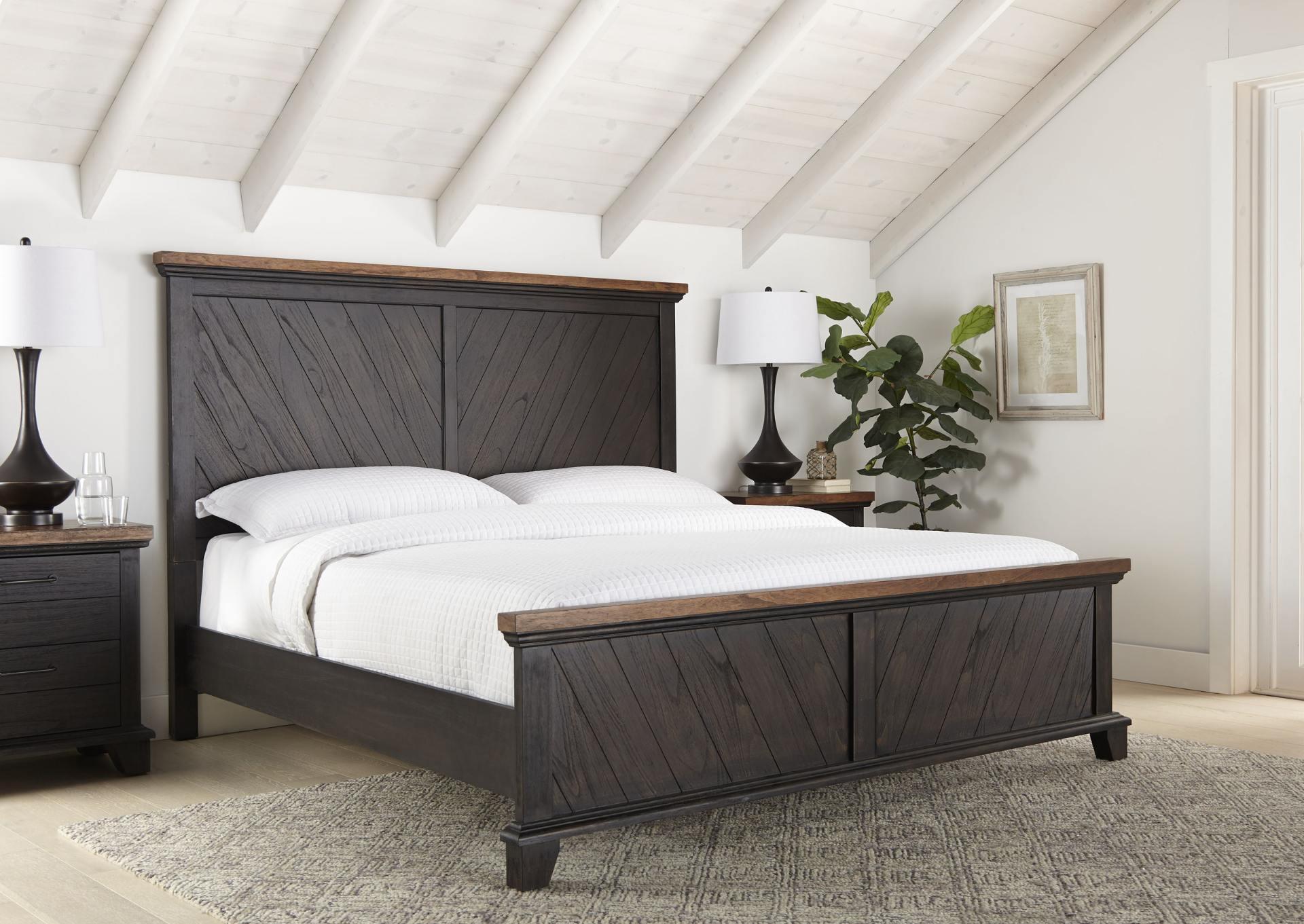 BEAR CREEK BROWN KING BED,STEVE SILVER COMPANY