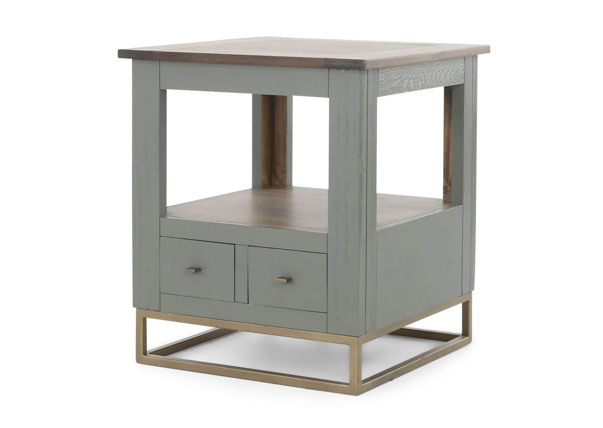 TIMBER END TABLE,INTERNATIONAL FURNITURE DIRECT, LLC