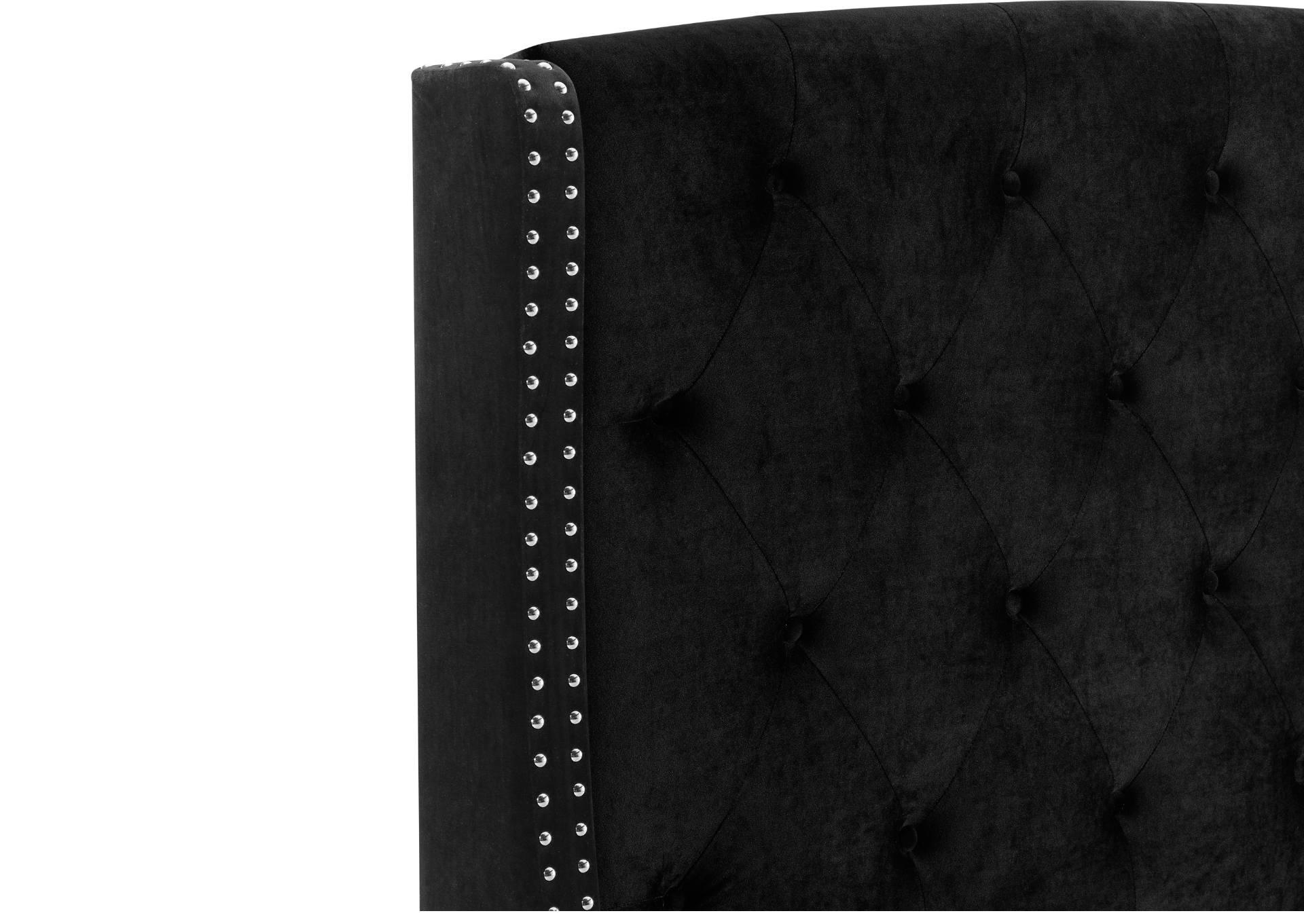 EVA BLACK QUEEN BED Ivan Smith Furniture