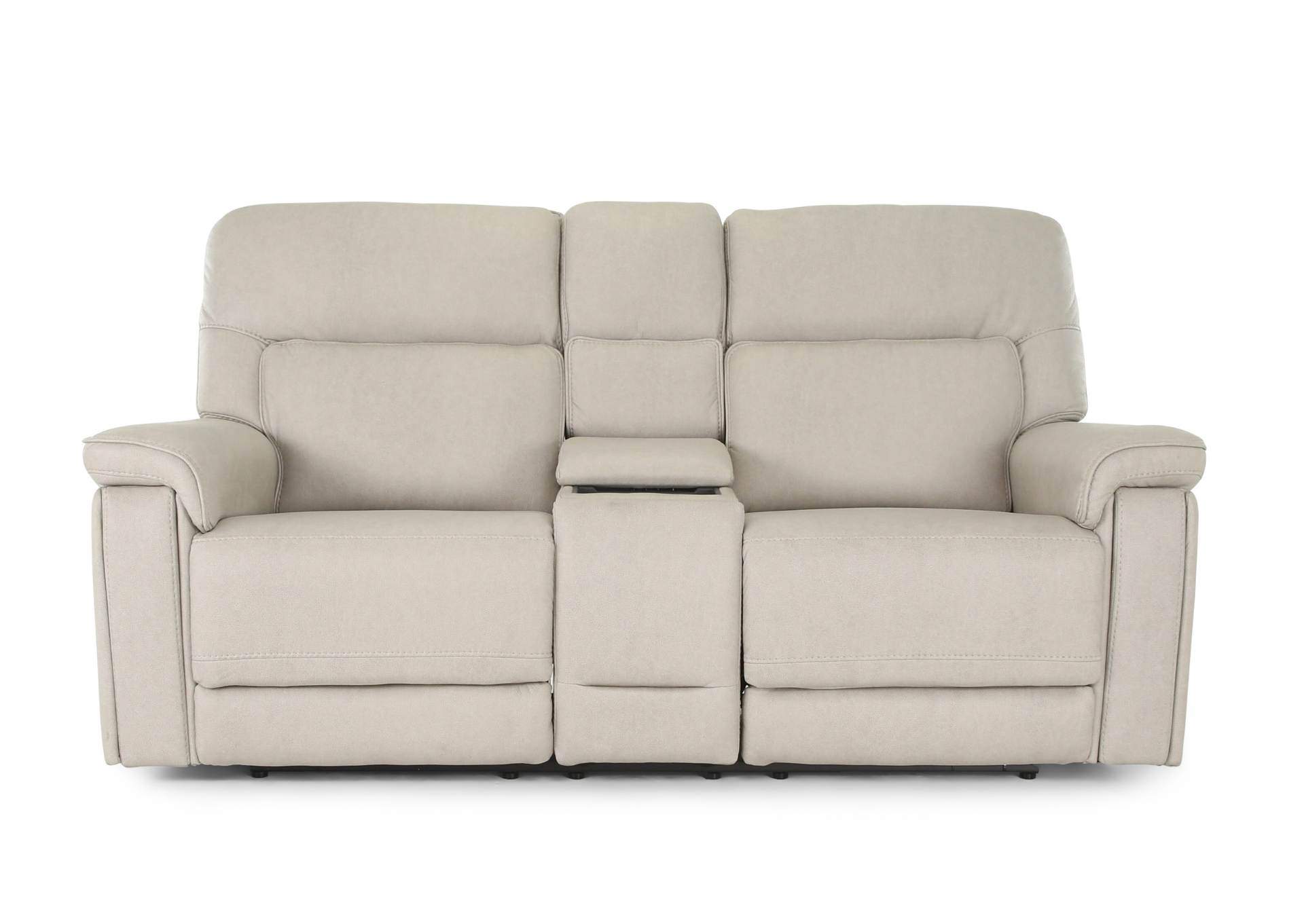 CANNES DOVE 3P POWER CONSOLE LOVESEAT,MOTM
