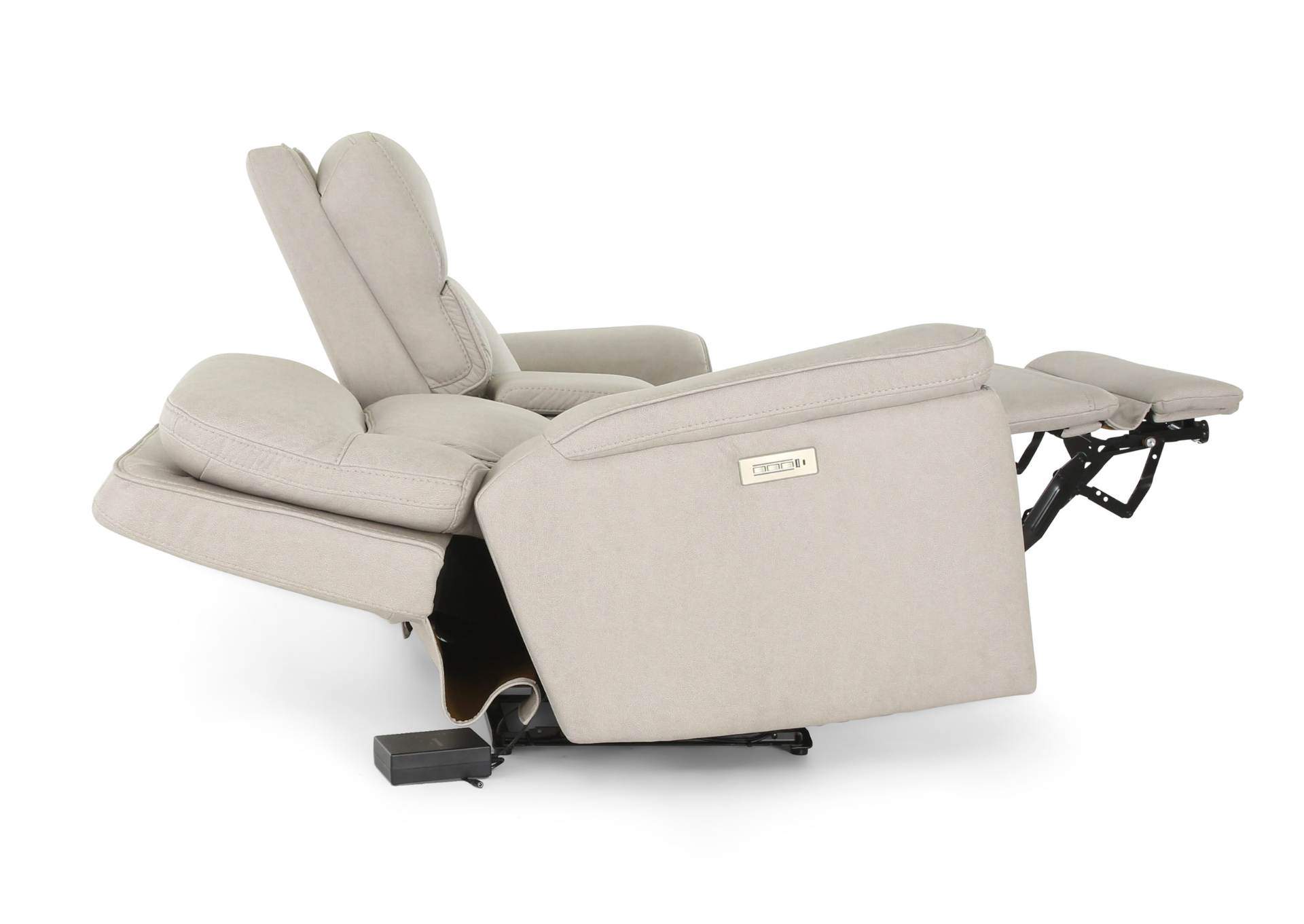CANNES DOVE 3P POWER CONSOLE LOVESEAT,MOTM
