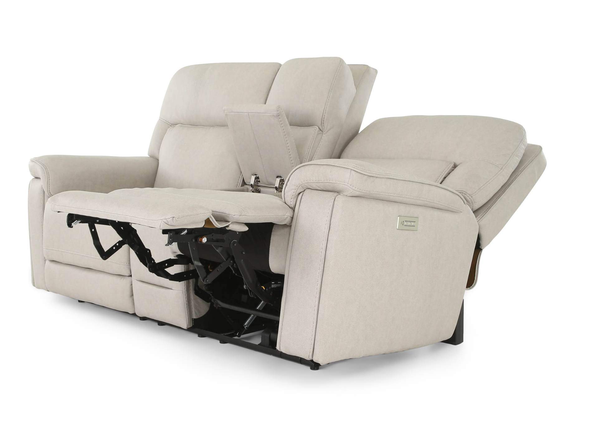 CANNES DOVE 3P POWER CONSOLE LOVESEAT,MOTM