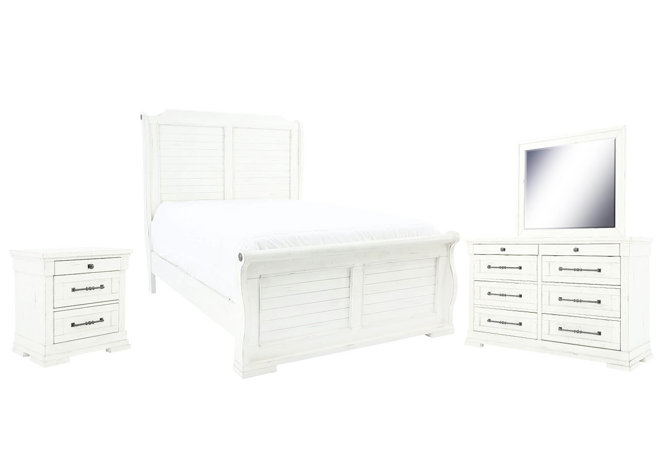 BLANCHE KING SLEIGH BEDROOM SET,LIFESTYLE FURNITURE